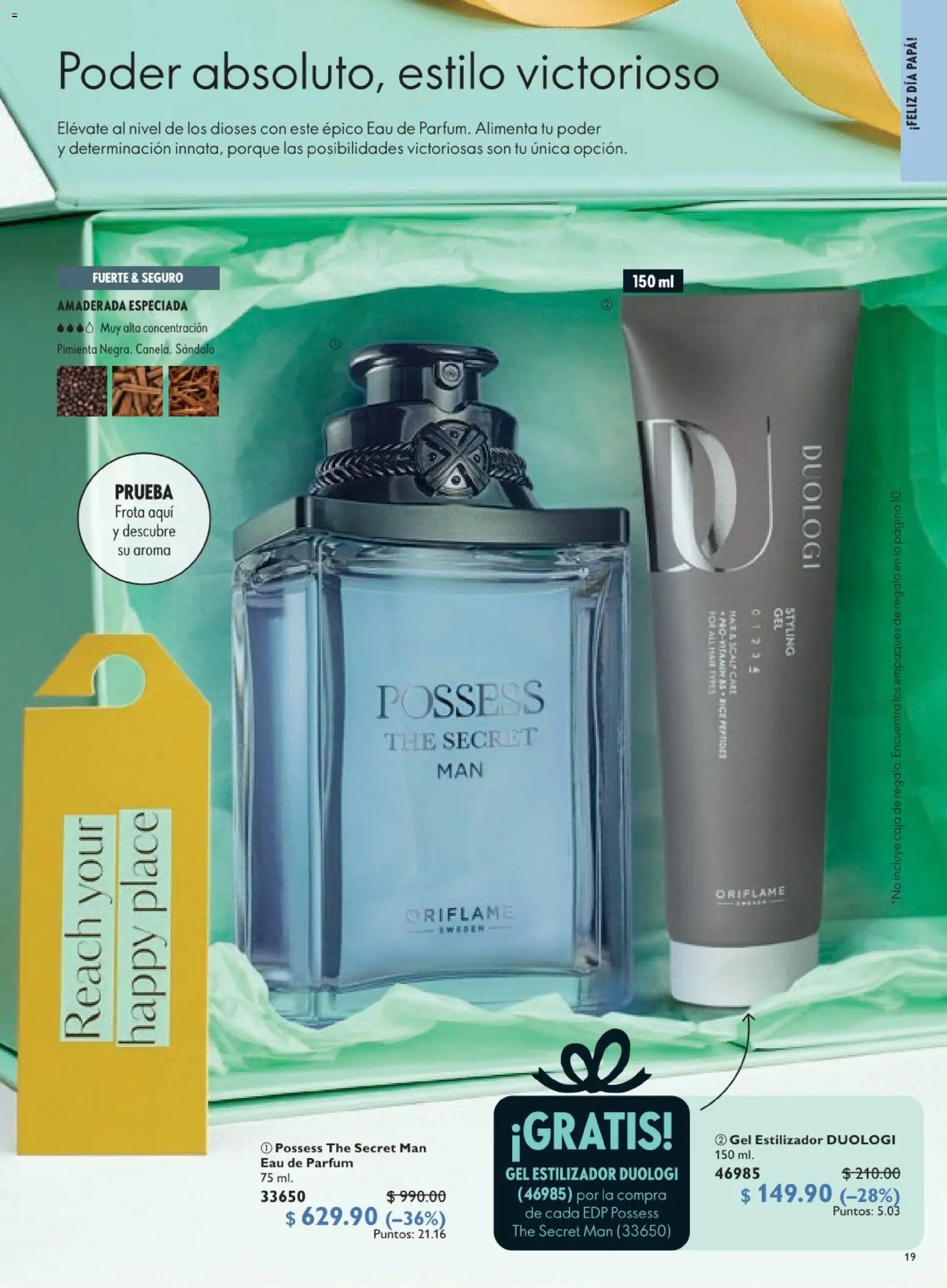 Nuevas ofertas de Oriflame válidas en toda la República Mexicana desde el 30.05.2026. ¡Encuentra las mejores ofertas en Oriflame campaña 8 2026! | Página: 19 | Productos: Papa, Pimienta, Caja