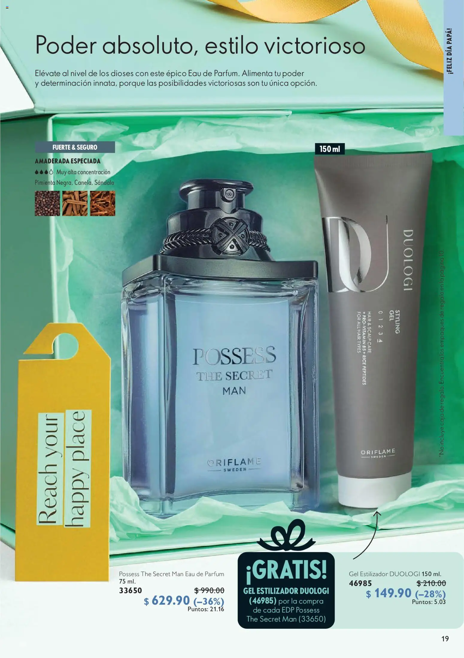 Nuevas ofertas de Oriflame válidas en toda la República Mexicana desde el 30.05.2026. ¡Encuentra las mejores ofertas en Oriflame campaña 8 2026! | Página: 19 | Productos: Papa, Pimienta, Caja