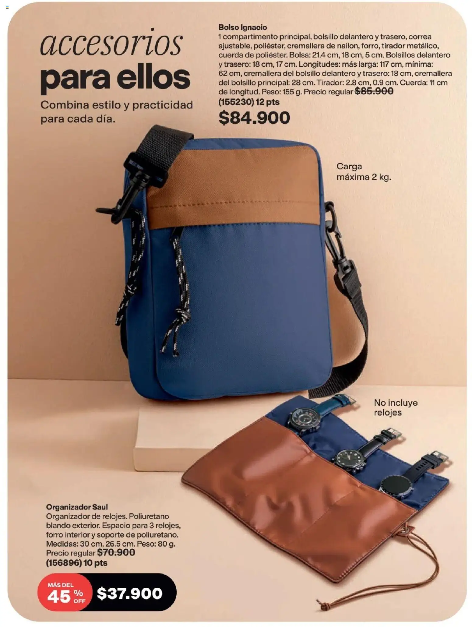 Avon revista - valida desde el 29/07/2026 | Página: 193 | Productos: Bolso, Peso, Organizador, Cuerda