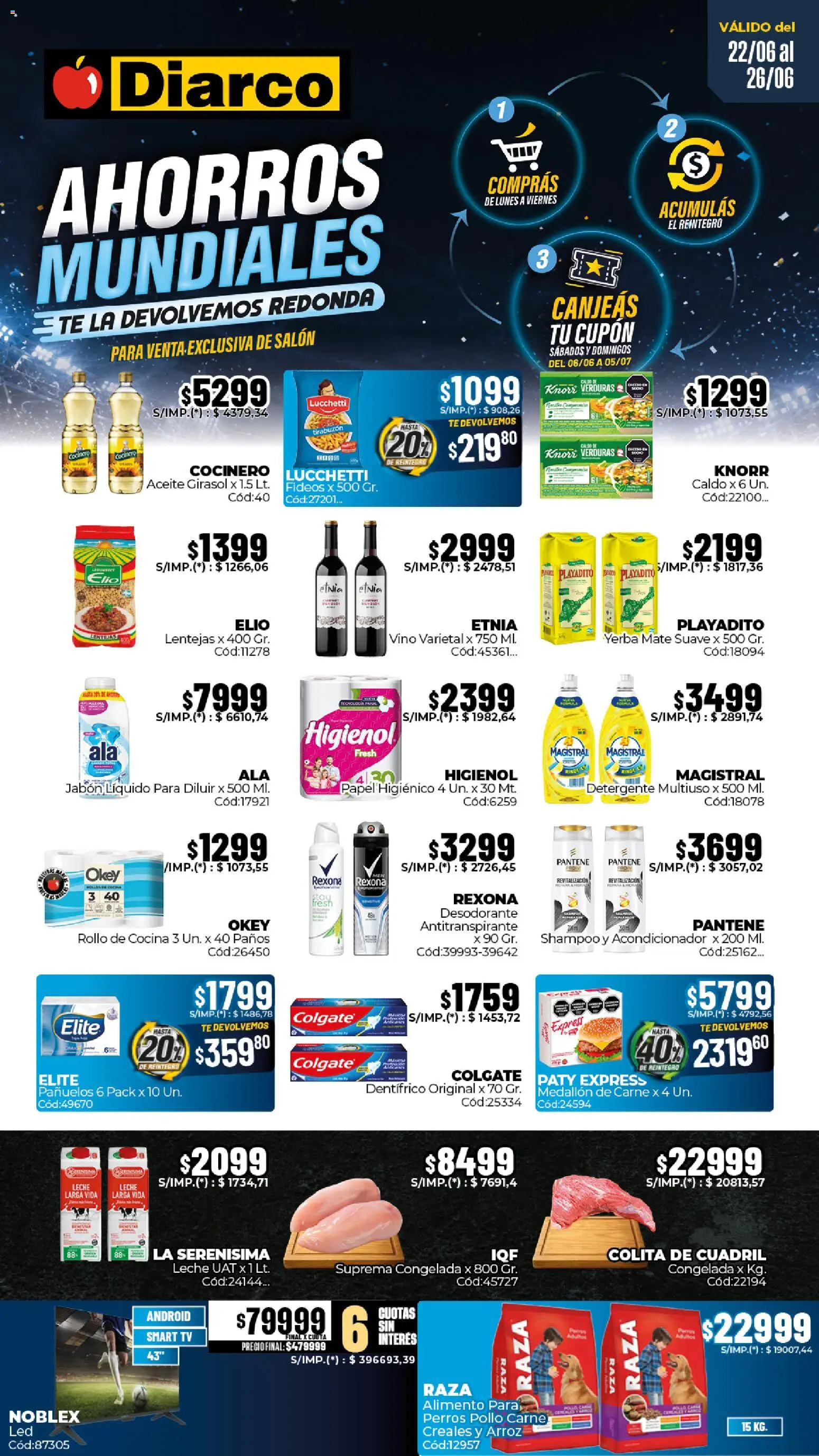 Diarco ofertas │ válido desde el 22/06/2026 | Página: 1