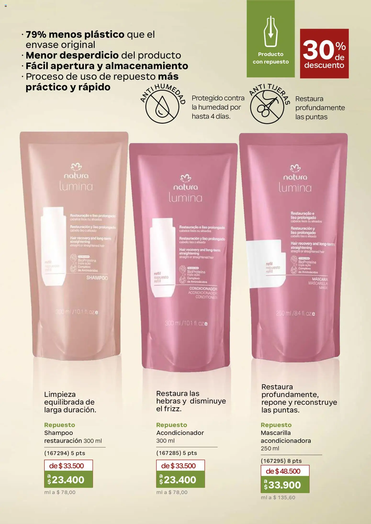 Natura revista - valida desde el 01/07/2026 | Página: 142 | Productos: Shampoo, Mascarilla, Máscara, Acondicionador