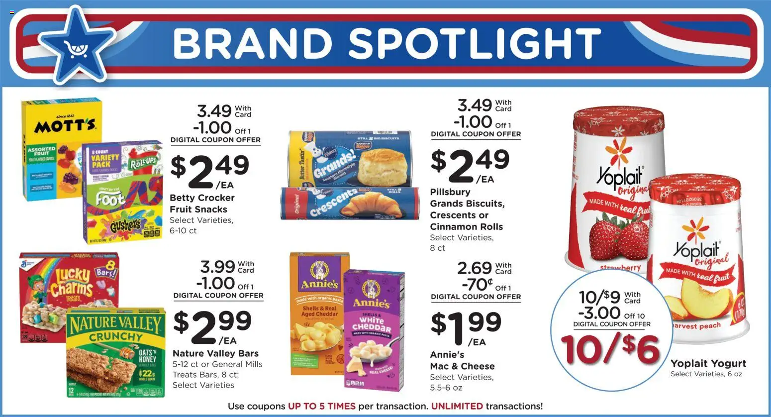Ralphs Weekly Ad - valid from 17.06.2026 | Page: 7 | Products: Butter, Cheese, Yogurt, Peach