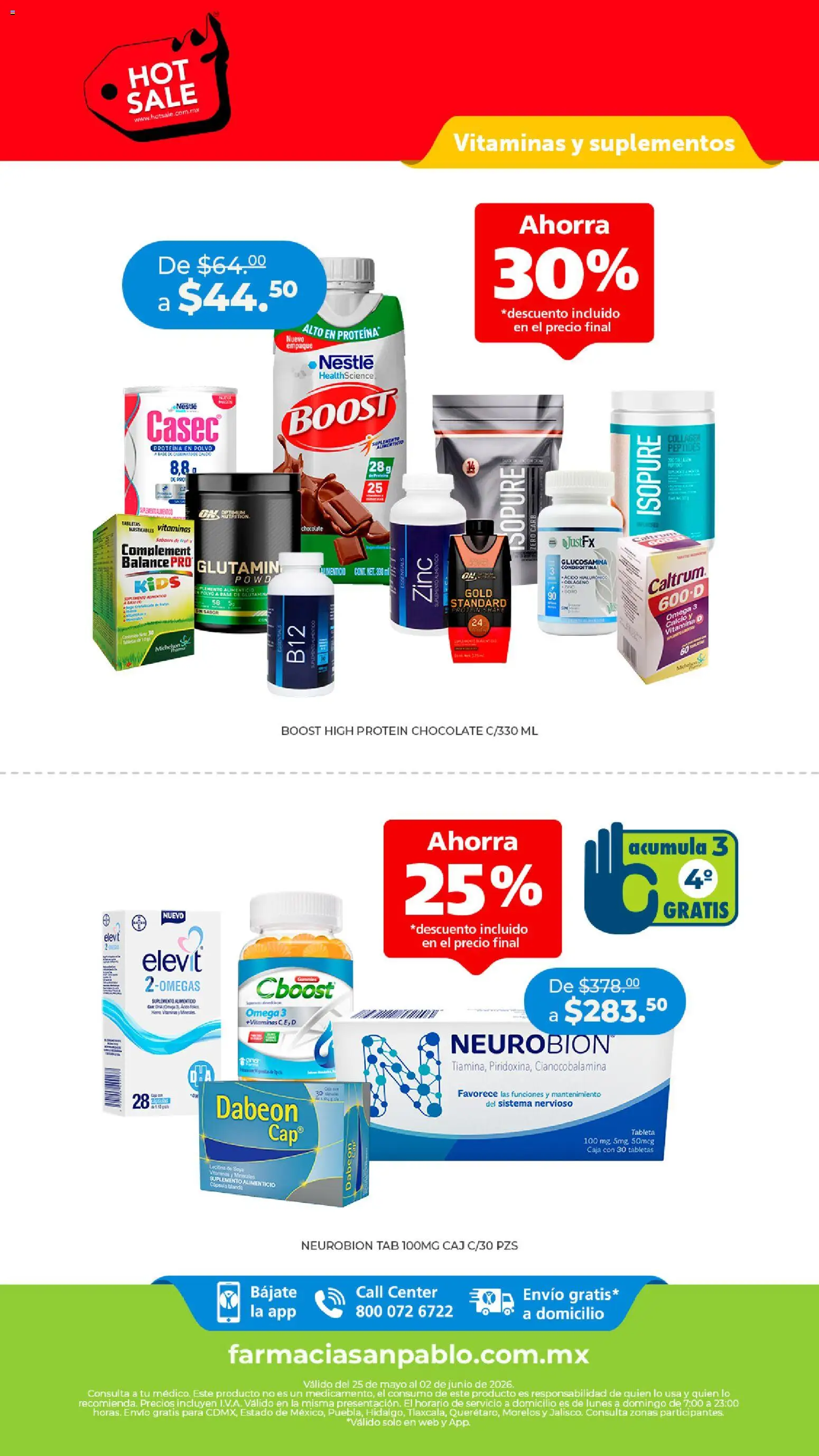 ¡El último » catálogo de Farmacia San Pablo para Junio « está aquí! Descubre las SUPER OFERTAS. | México