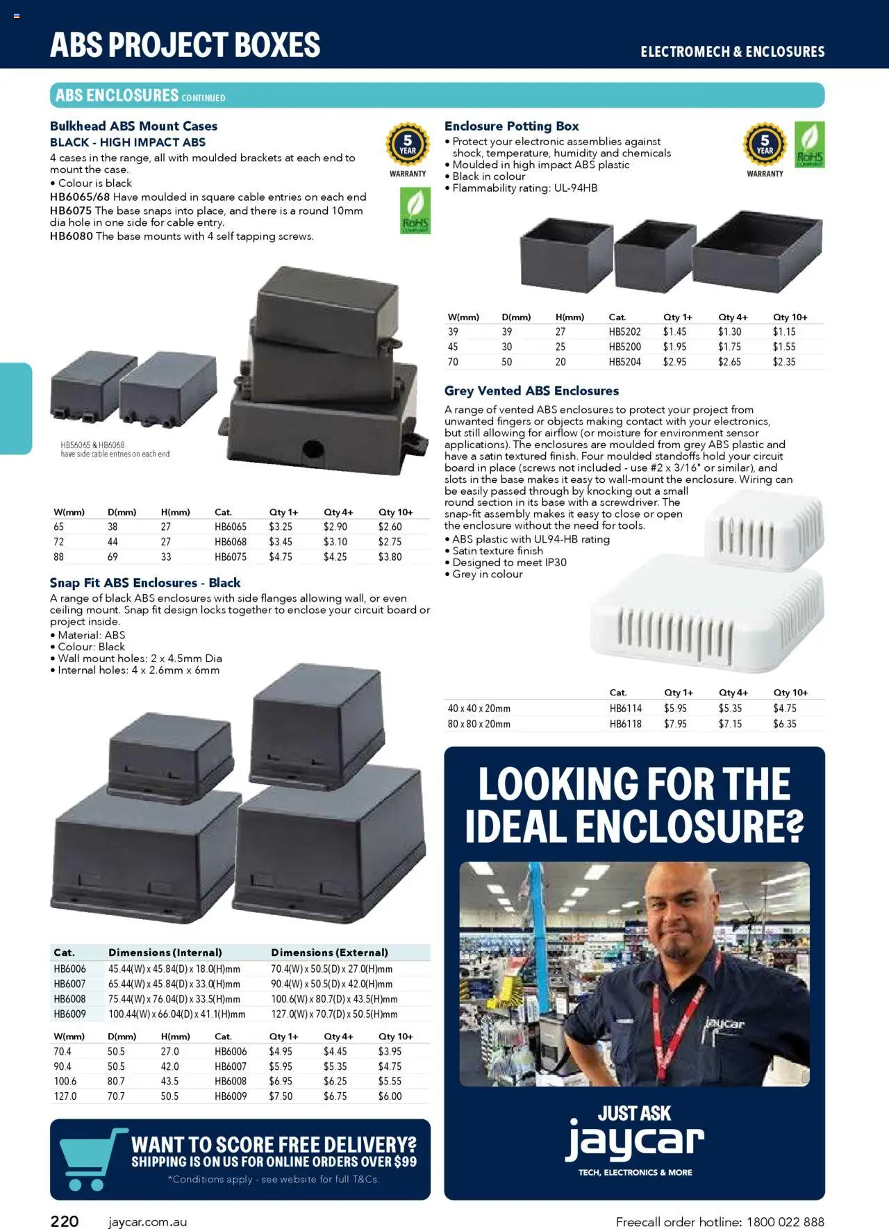 Jaycar catalogue - valid from 09/07/2025 | Page: 220 | Products: Box, Cable