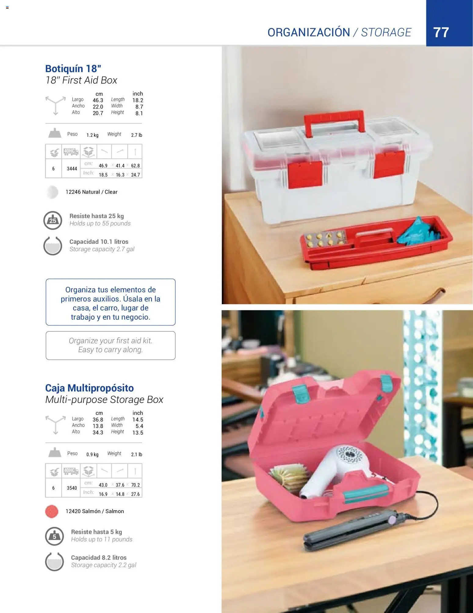 Rimax revista - valida desde el 01/01/2026 | Página: 77 | Productos: Peso, Caja, Salmón