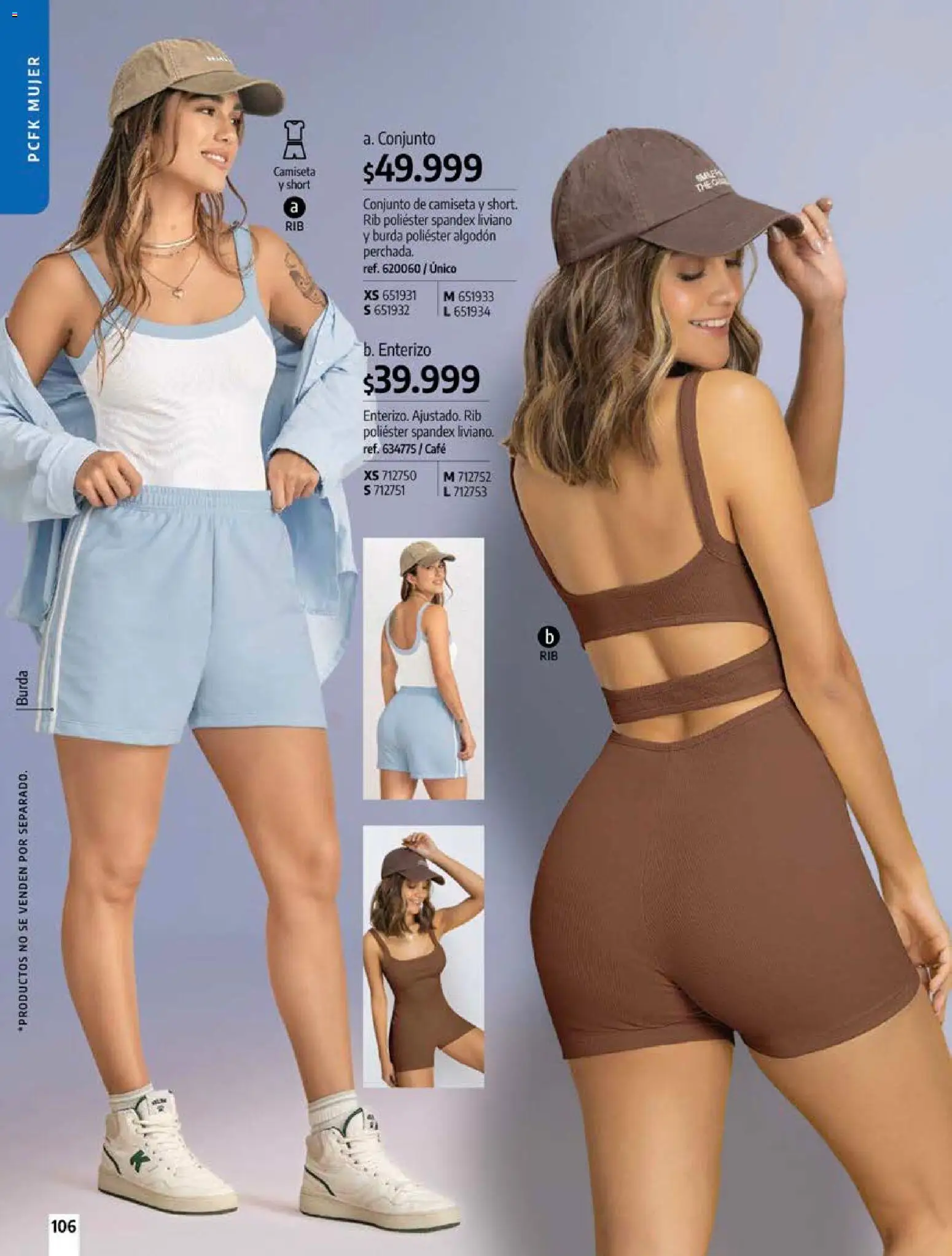 Pacifika revista - valida desde el 12/07/2026 | Página: 106 | Productos: Algodón, Short, Camiseta, Conjunto