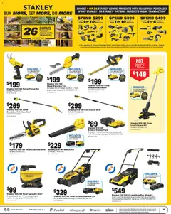 Preview of Mitre 10 catalogue - valid from 09/09/2026 | Page: 9 | Products: Battery, Grass, Charger, Mower