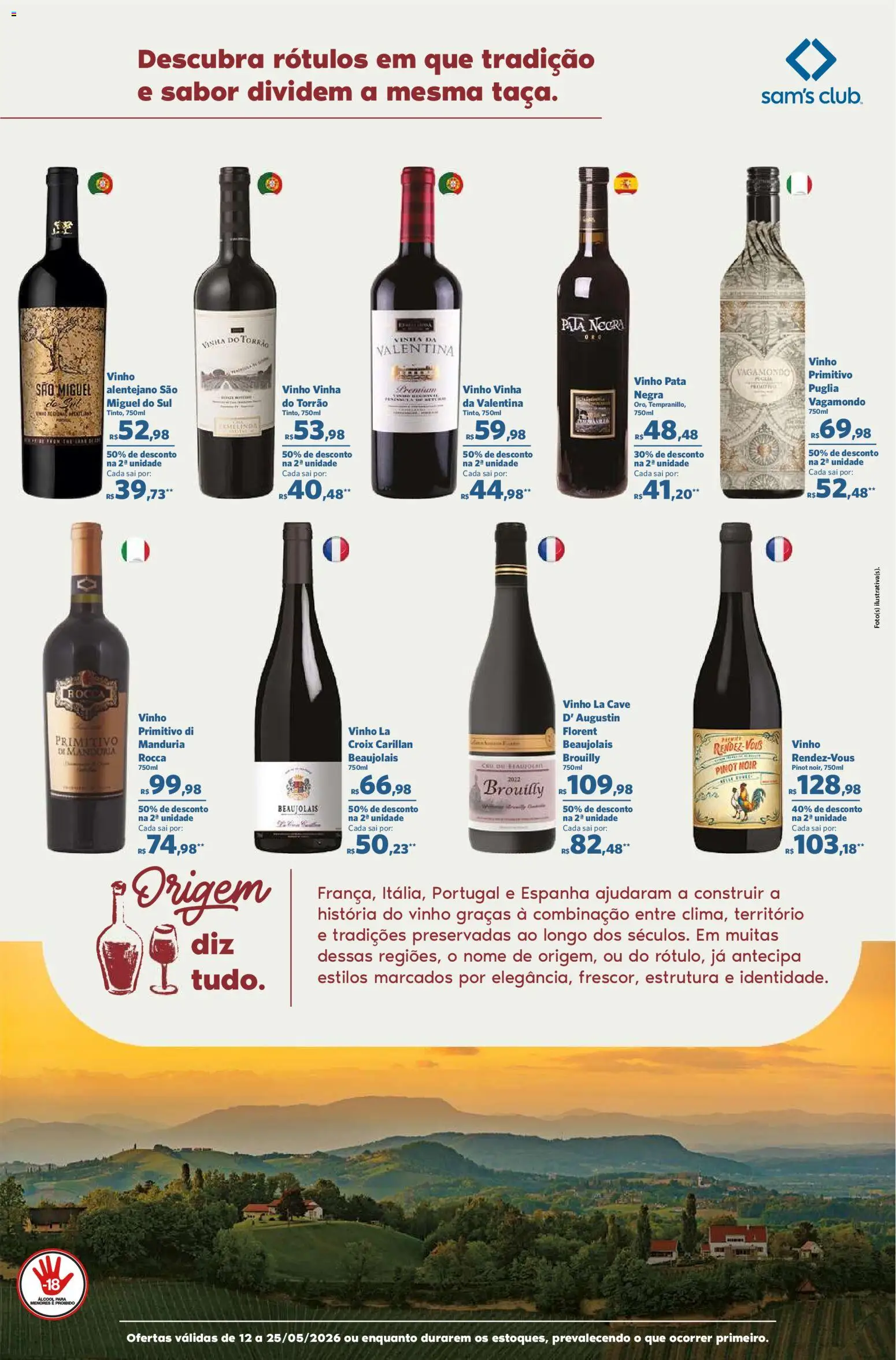 Sam's Club Folheto - válido de 12.05.2026 | Página: 5 | Produtos: Vinho