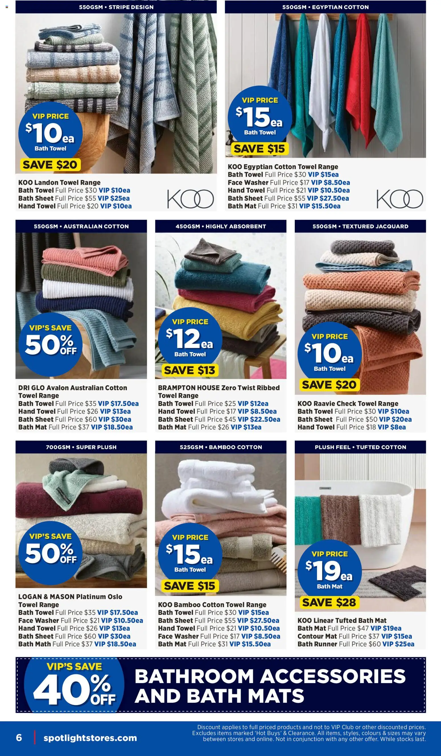 Spotlight catalogue - valid from 06/08/2026 | Page: 6 | Products: Bath, Bath mats, Accessories, Washer