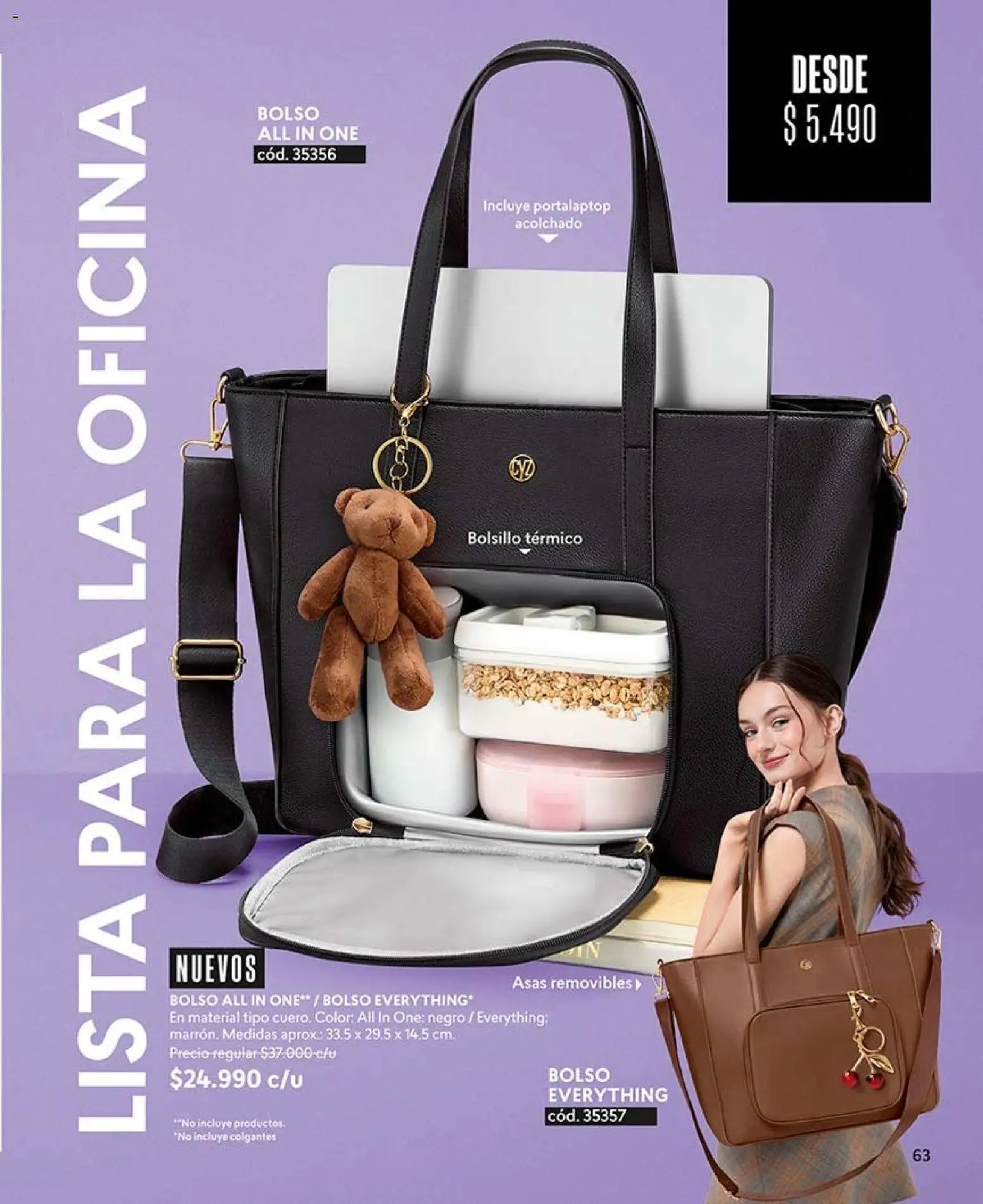 Catálogo CyZone Campaña 13 │ válido desde el 26.07.2026 | Página: 63 | Productos: Acolchado, Colgantes, Bolso