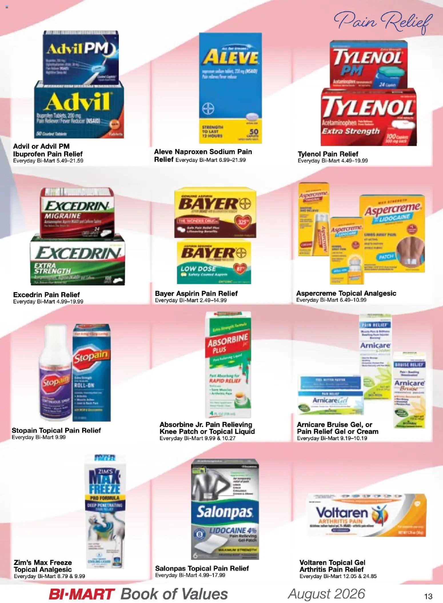Bi-Mart August Health & Beauty Book of Values - valid from 08/01/2026 | Page: 13 | Products: Cream