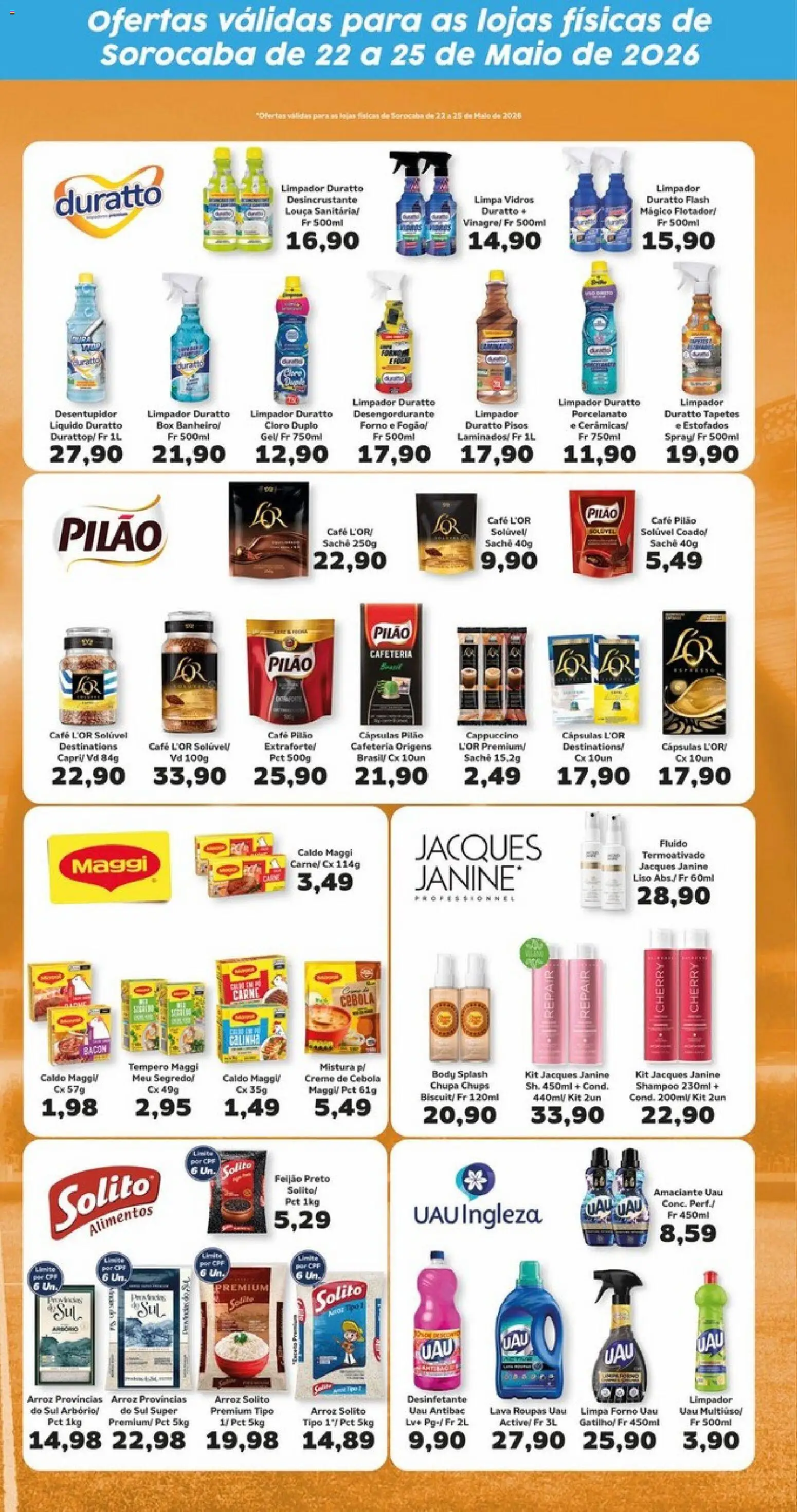 Tauste Folheto - válido de 22.05.2026 | Página: 4 | Produtos: Forno, Porcelanato, Café, Café pilão