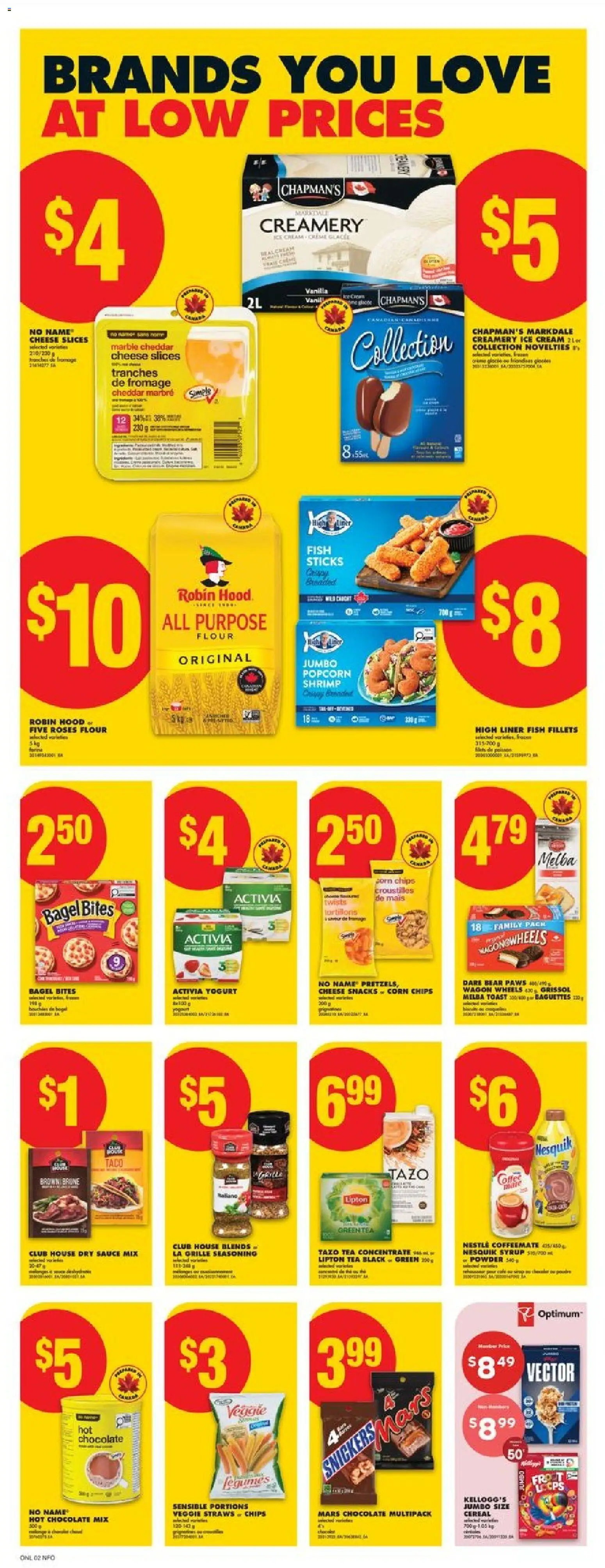 No Frills flyer valid from 05.03.2026 | Page: 8 | Products: Tea, Cream, Cheese, Chocolate