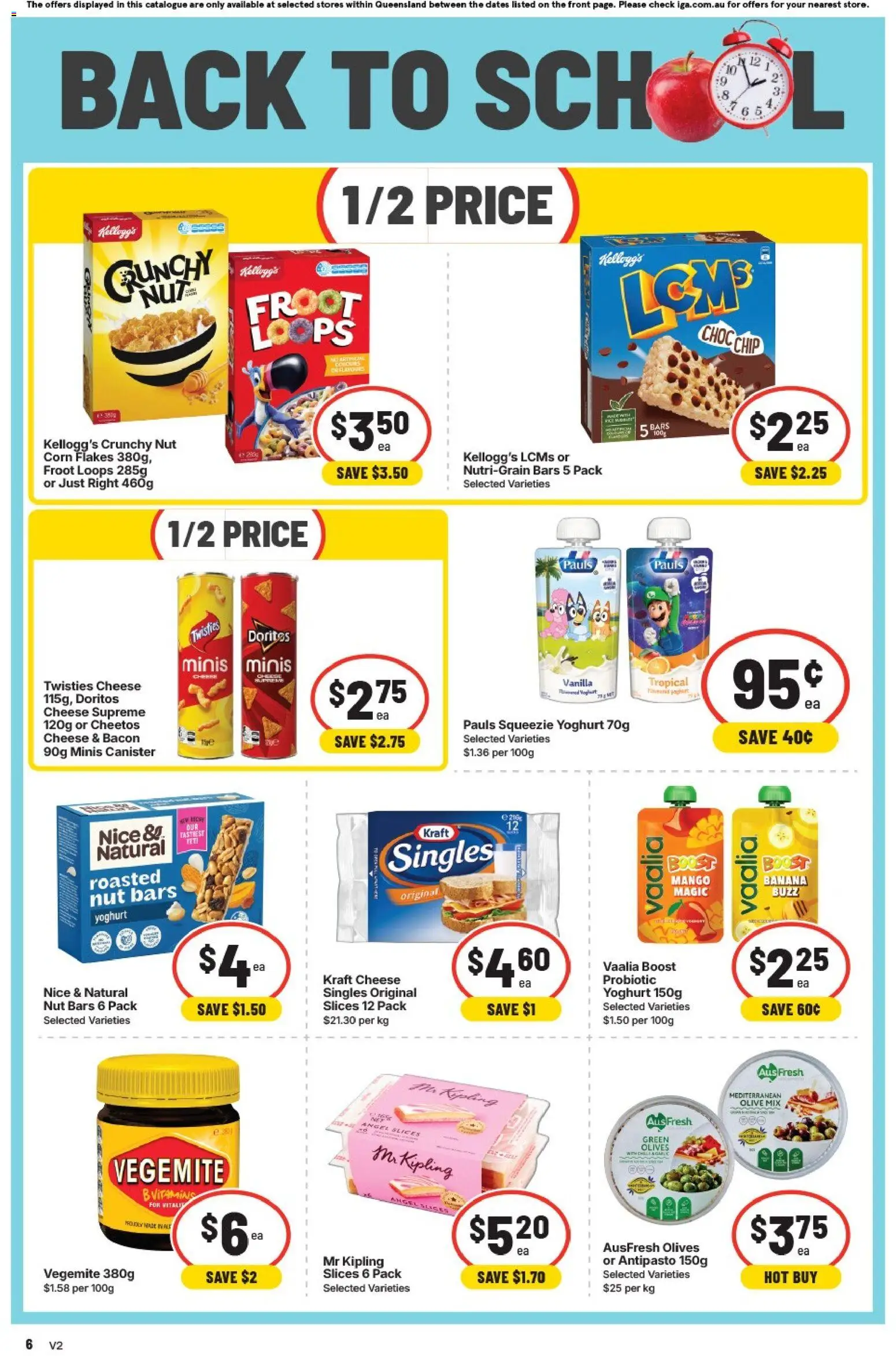 IGA catalogue - valid from 30/09/2026 | Page: 15 | Products: Bacon, Corn flakes, Flakes, Vegemite