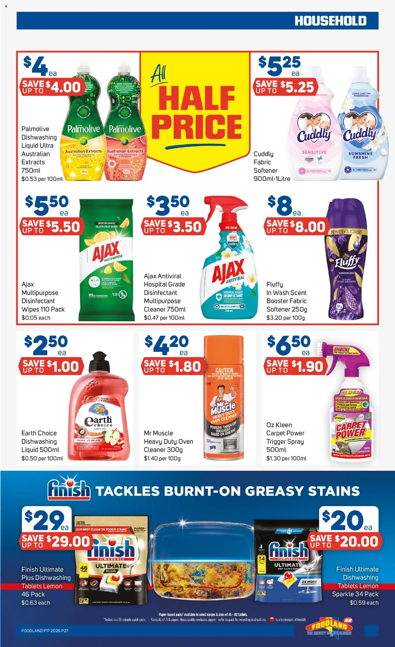 Foodland catalogue - valid from 22.04.2026 | Page: 27 | Products: Carpet, Peach, Multipurpose, Tablets