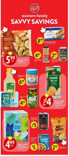 Preview of Save on foods flyer - AB from shop Save on foods valid from Jul 16, 2026 | Page: 23 | Products: Rice, Chips, Butter, Tomatoes