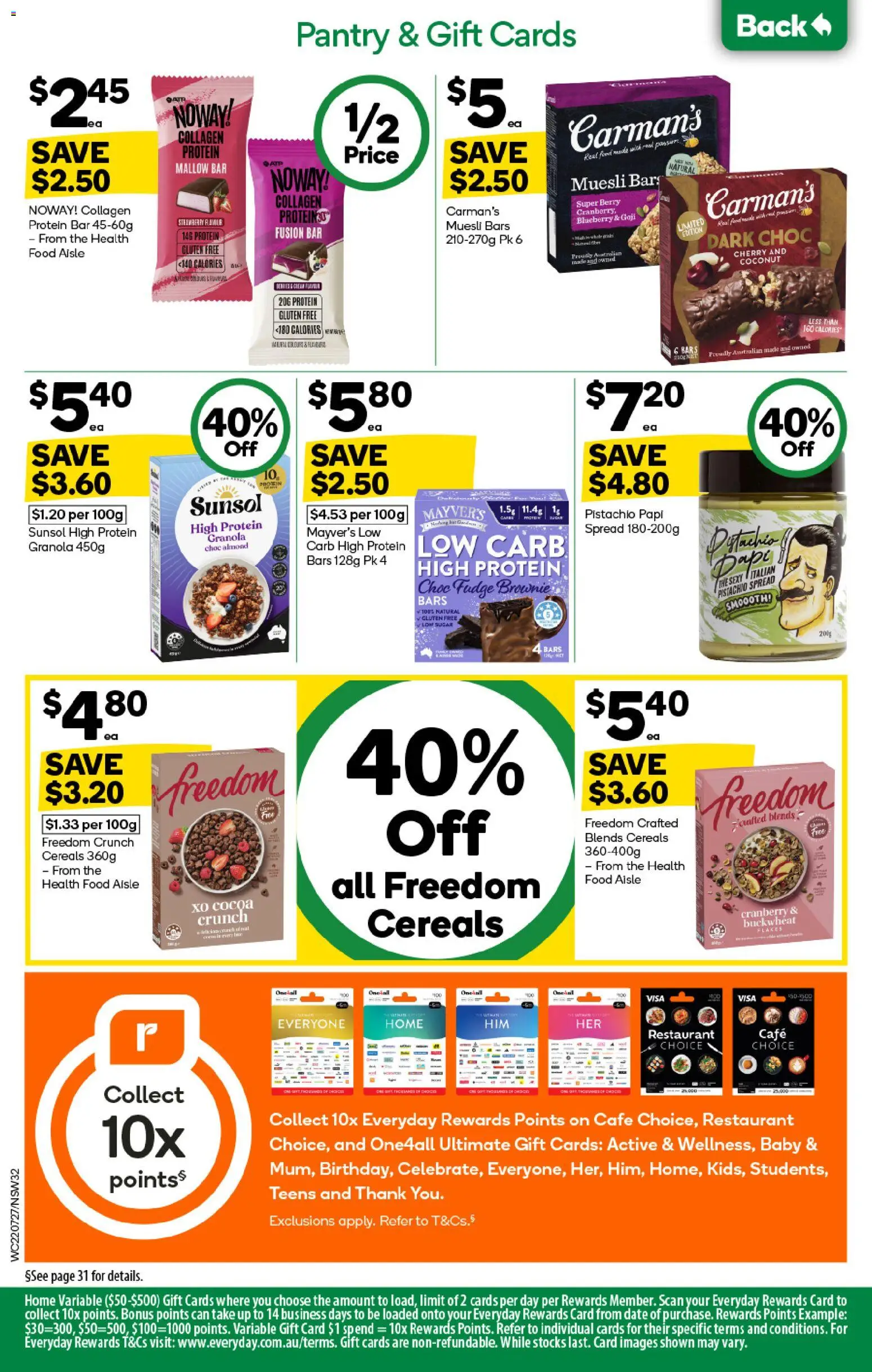 Woolworths catalogue - valid from 22/07/2026 | Page: 32 | Products: Cocoa, Granola, Date, Collagen