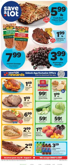 Preview of Save a Lot weekly ads valid from 07/29/2026