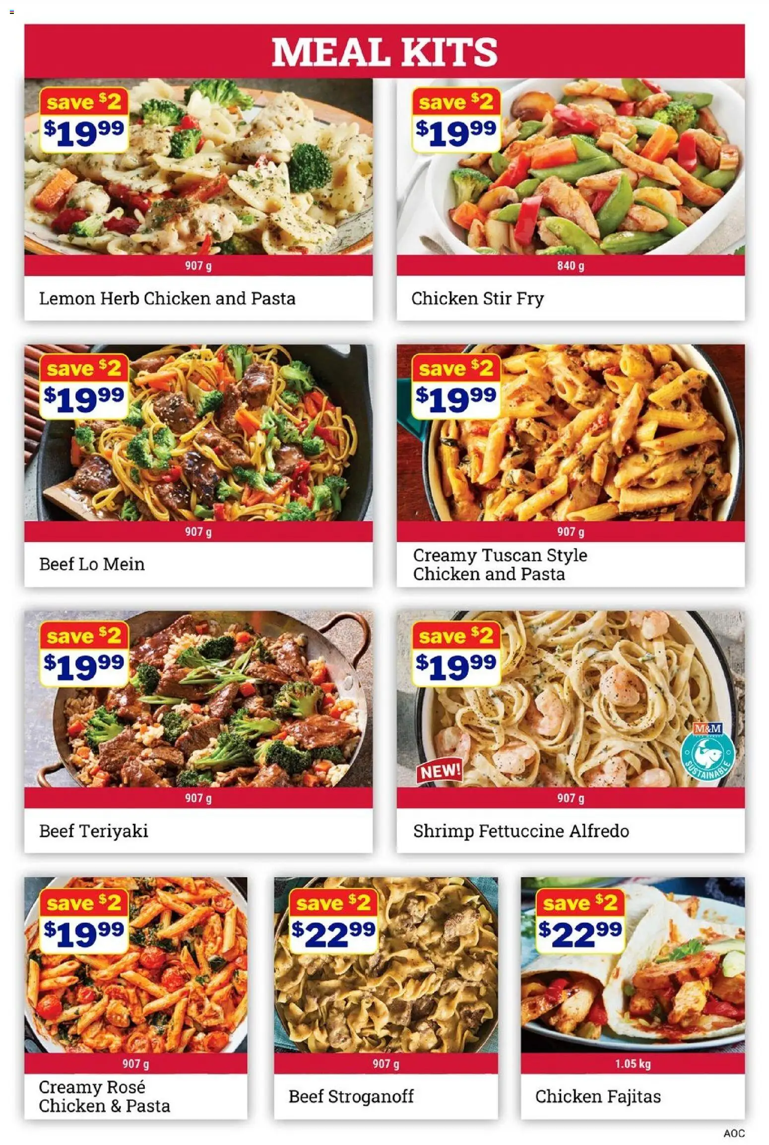 M&M Food Market flyer valid from Sep 3, 2026 | Page: 4 | Products: Beef, Pasta, Shrimp, Chicken