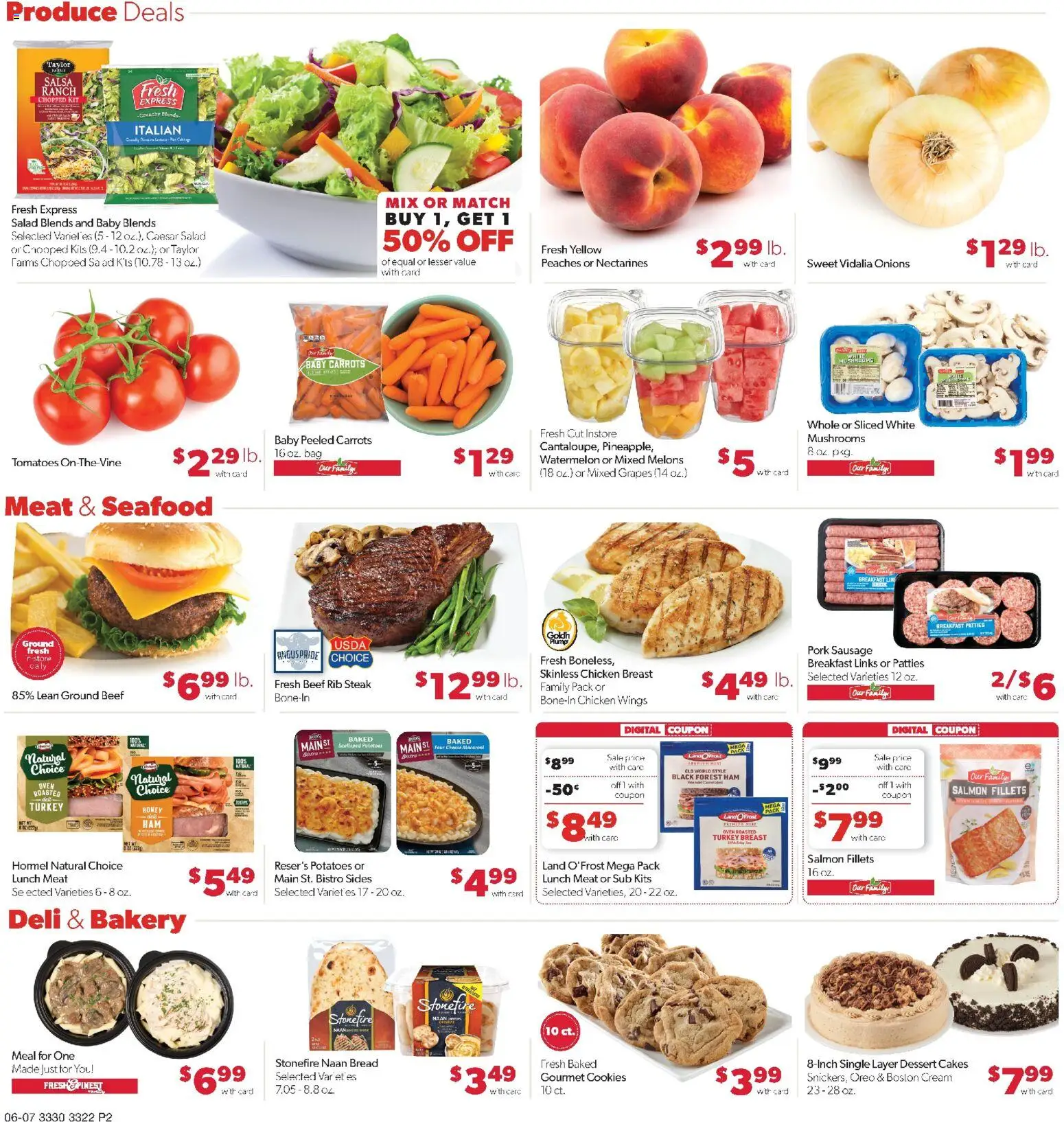 Family Fare Weekly Ad - MN - valid from 07.06.2026 | Page: 2 | Products: Wc, Pork, Potatoes, Grapes