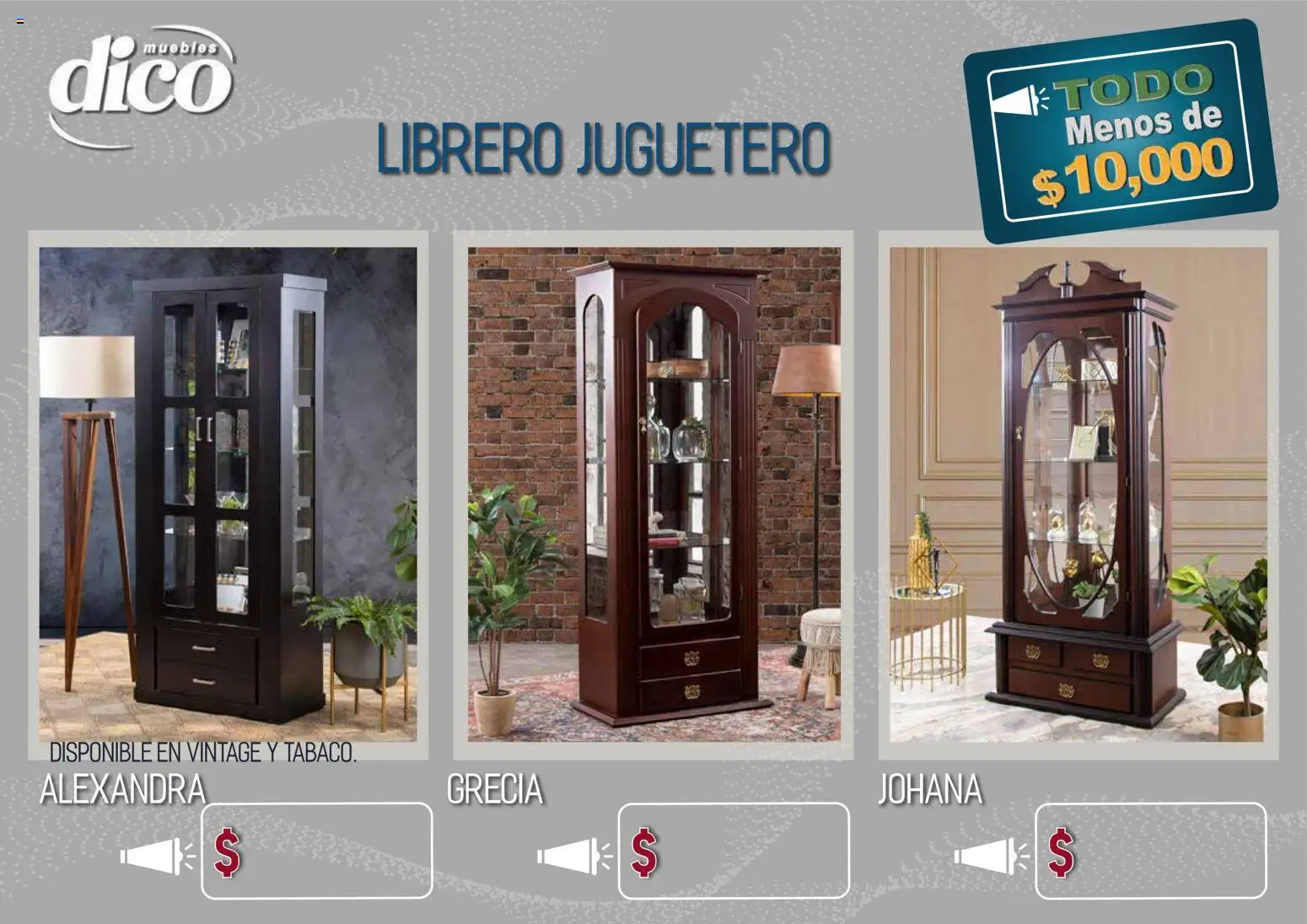 Nuevas ofertas de Muebles Dico válidas en toda la República Mexicana desde el 09.04.2026. ¡Encuentra las mejores ofertas en Muebles Dico catálogo Todo menos de 10000 Pacifico! | Página: 59