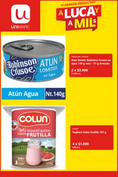 Unimarc Ofertas válido desde el 20.07.2026 | Página: 3 | Productos: Atún, Agua, Frutilla
