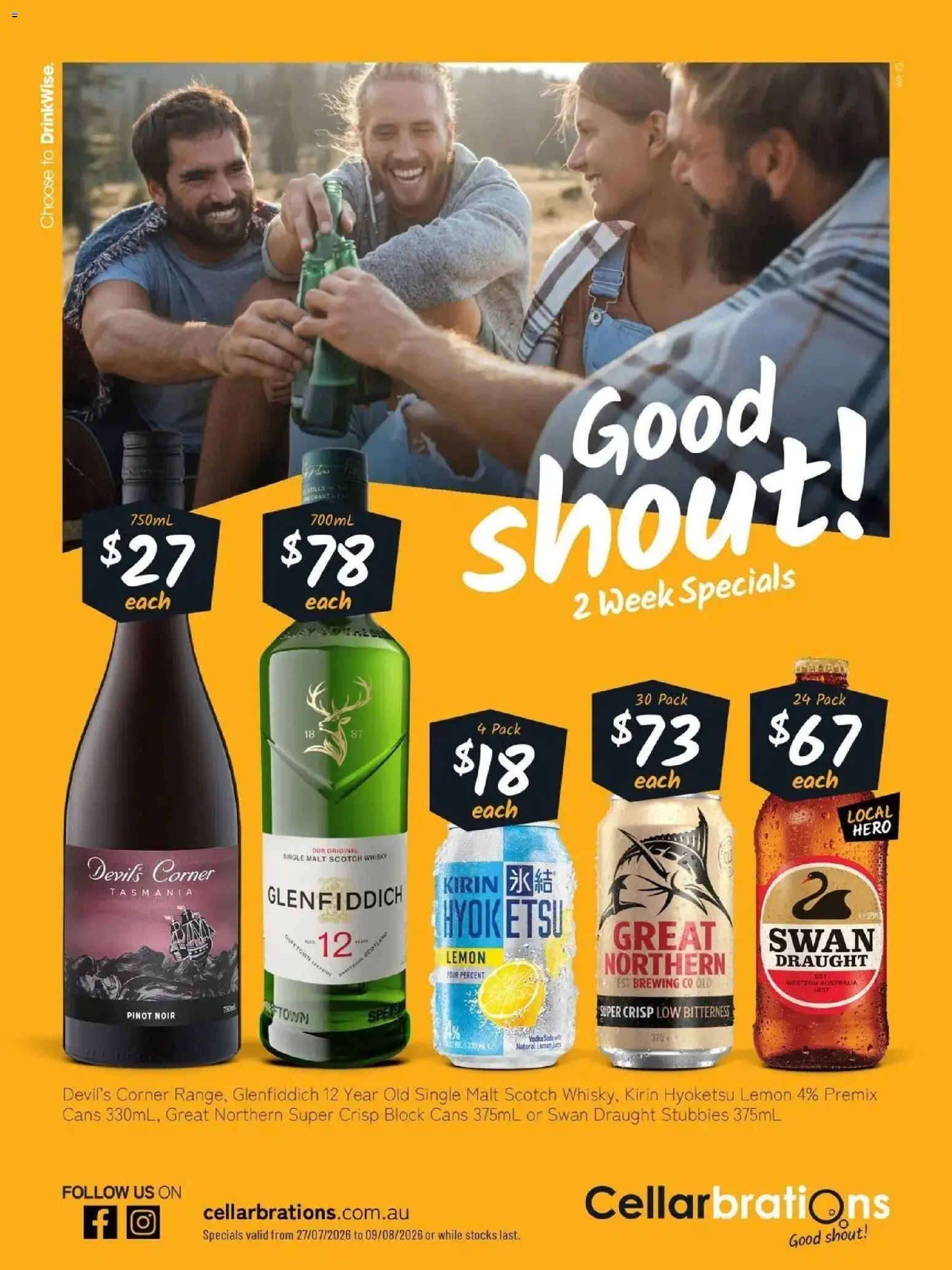 Cellarbrations catalogue Exmouth | Page: 1 | Products: Scotch whisky, Vodka, Lemon, Scotch