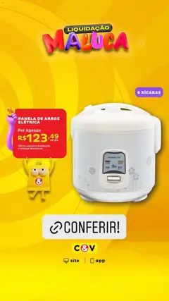Casa e Video ofertas - Pré-Visualização do folheto da loja Casa e Video, válido de 01/07/2026 | Página: 6 | Produtos: Panela, Xícaras, Arroz