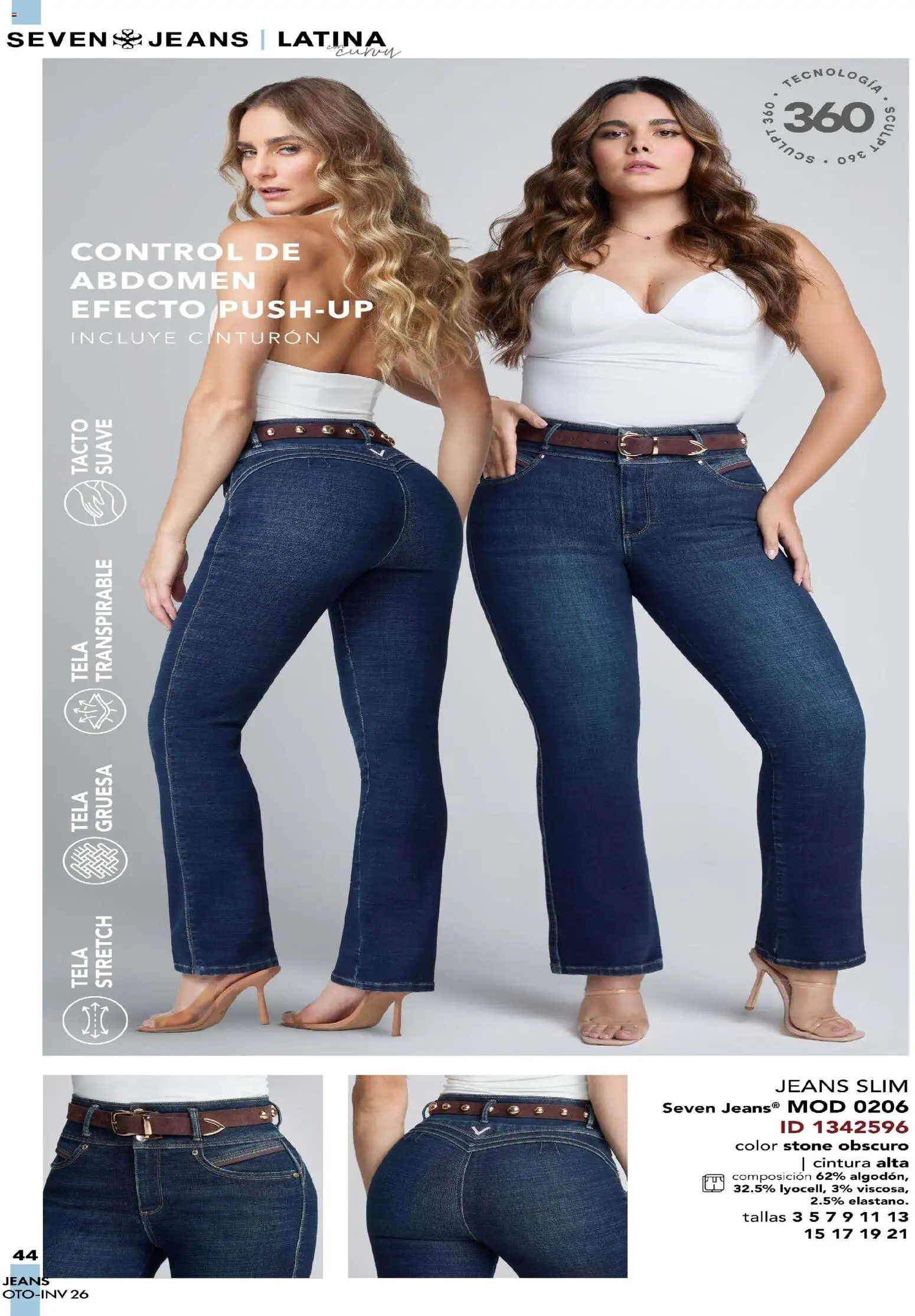 Nuevas ofertas de Price Shoes válidas en toda la República Mexicana desde el 03/08/2026. ¡Encuentra las mejores ofertas en Price Shoes catálogo Seven Jeans! | Página: 44 | Productos: Cinturón