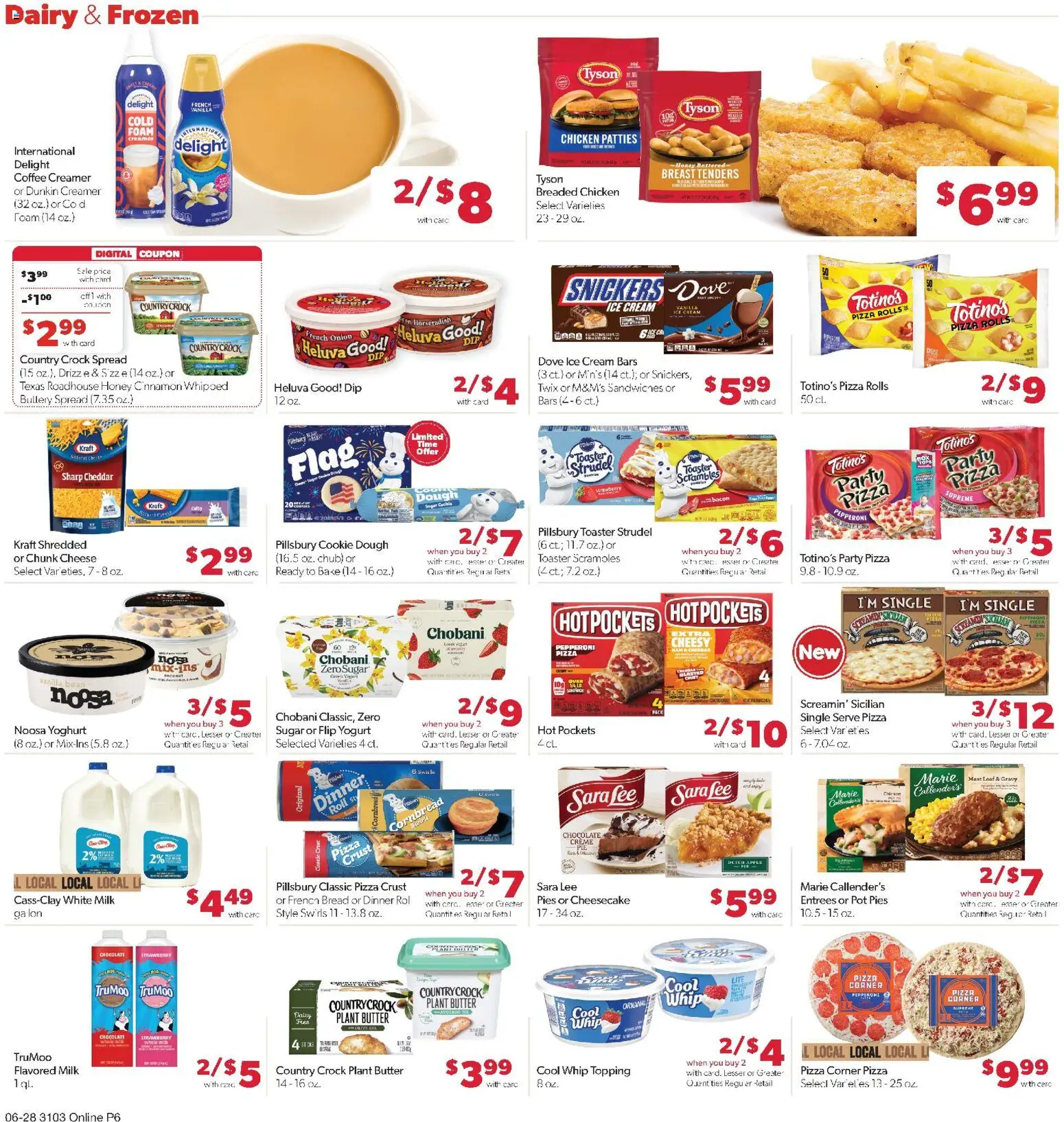 Family Fare Weekly Ad - ND - valid from 06/28/2026 | Page: 12 | Products: Butter, Yogurt, Bread, Sugar
