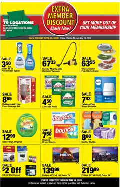 Preview of Bi-Mart weekly ads valid from 28.04.2026 | Page: 4 | Products: Vacuum, Pc, Tv, Dryer