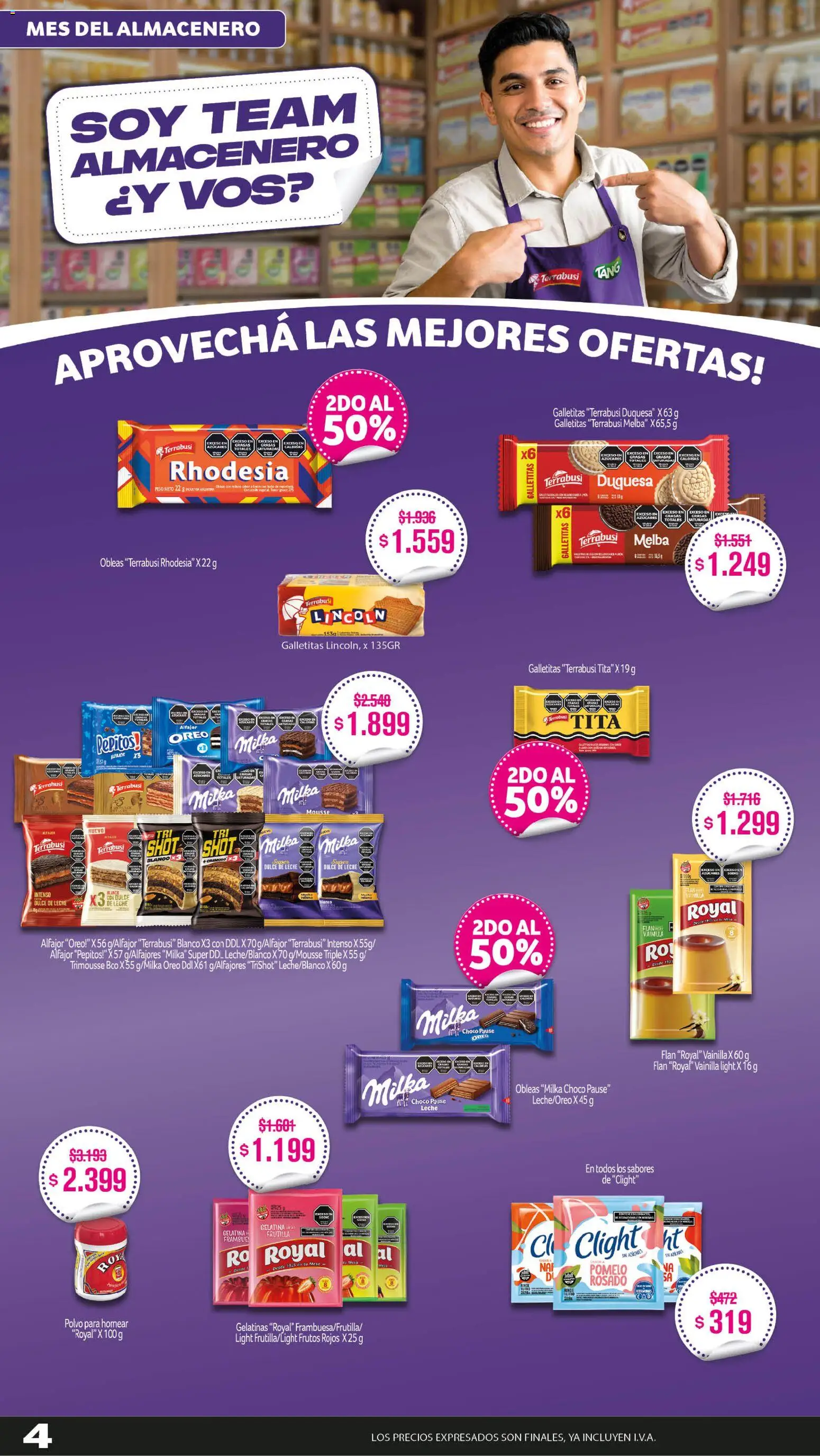 Makro - Ofertas especiales │ válido desde el 24/09/2026 | Página: 4 | Productos: Galletitas, Gelatina, Oreo, Alfajor
