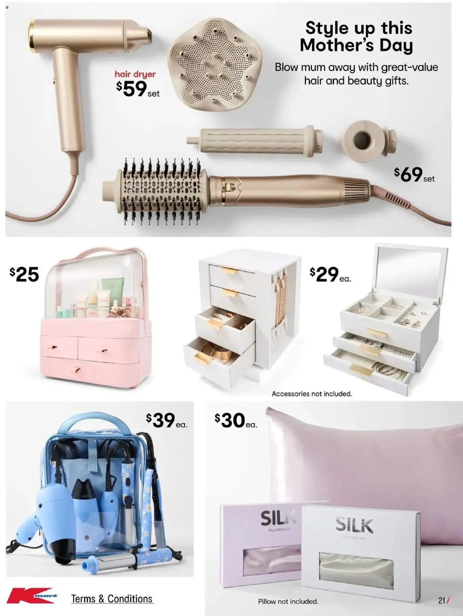 Kmart catalogue - valid from 15.04.2026 | Page: 21 | Products: Accessories, Dryer, Hair dryer, Pillow