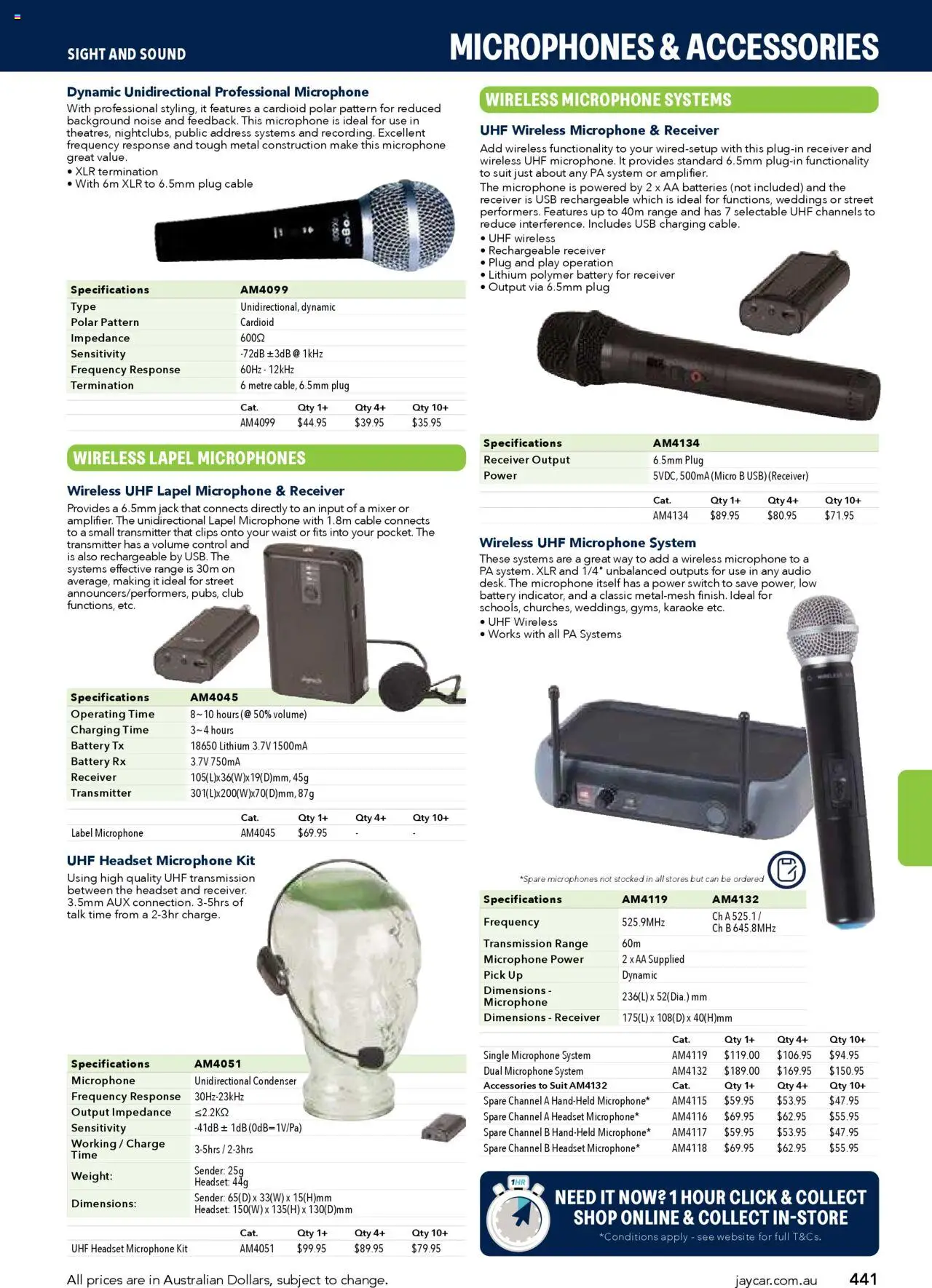 Jaycar catalogue - valid from 09/07/2025 | Page: 441 | Products: Suit, Audio, Weight, Mixer