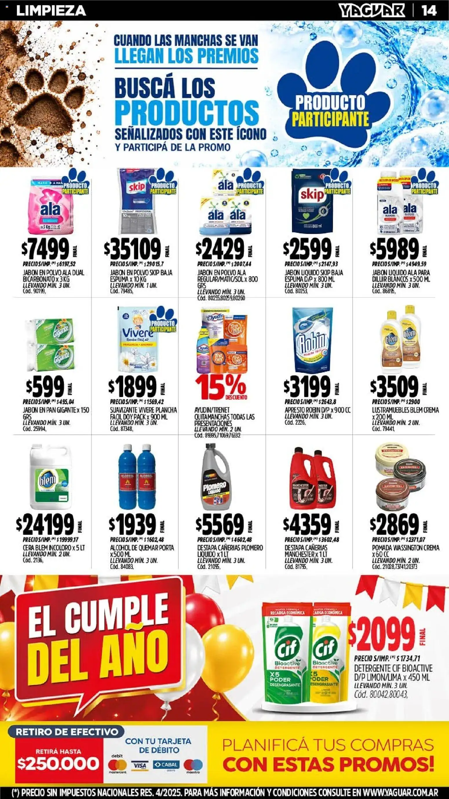 Yaguar - Oferta Semanal Trelew │ válido desde el 19/10/2026 | Página: 16