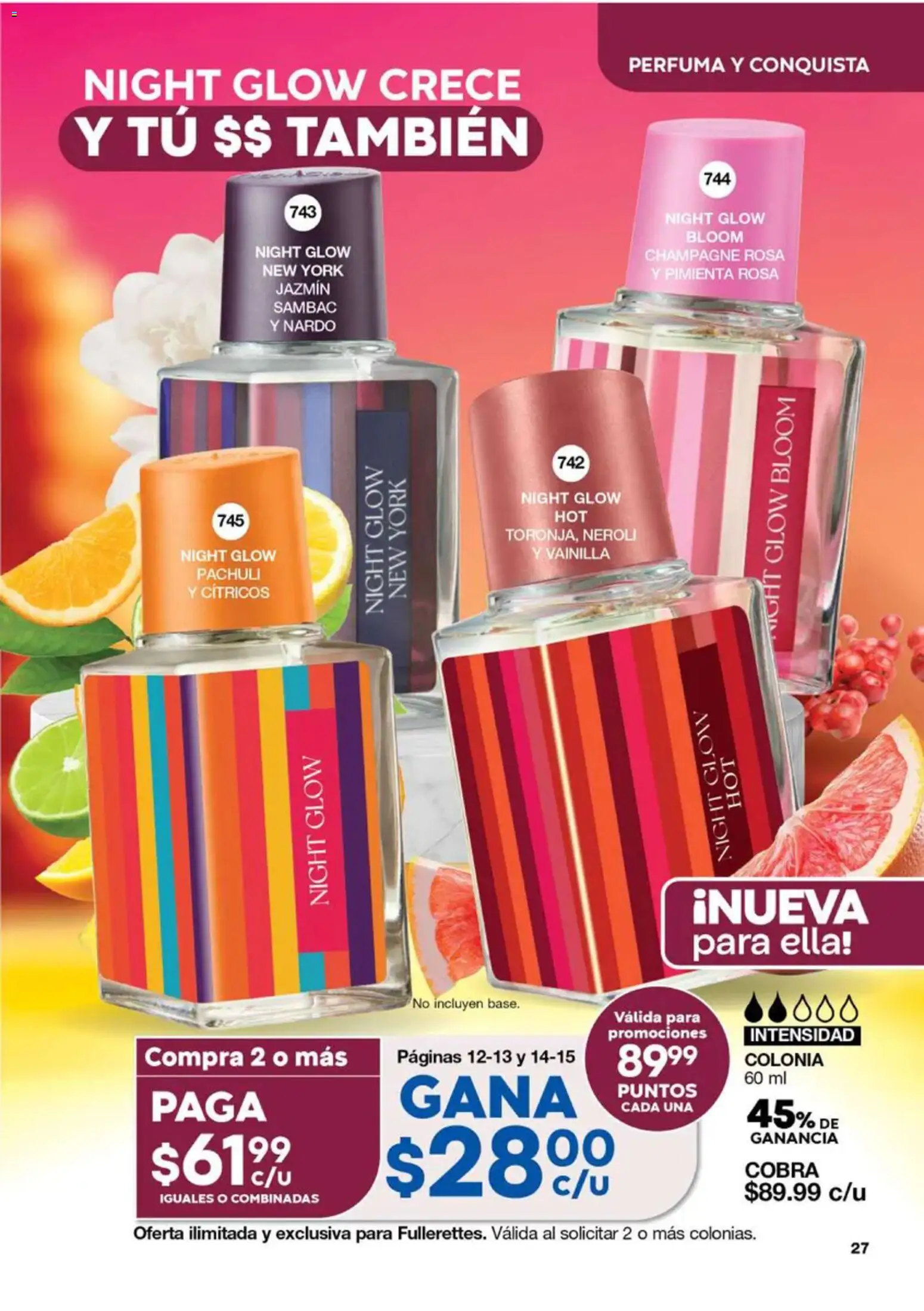 Nuevas ofertas de Fuller válidas en toda la República Mexicana desde el 19/08/2026. ¡Encuentra las mejores ofertas en Fuller Gana Más 10 2026! | Página: 26 | Productos: Champagne, Pimienta, Vainilla, Cítricos
