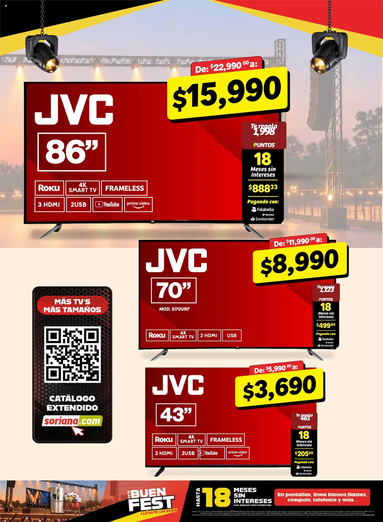 Nuevas ofertas de Soriana válidas en toda la República Mexicana desde el 30/10/2026. ¡Encuentra las mejores ofertas en Soriana Buen Fest! | Página: 6