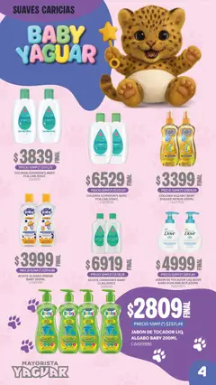 Vista previa Yaguar - Todo Para Tu Bebe válido desde el 21/09/2026 | Página: 4 | Productos: Tender, Jabón líquido, Jabón, Dulces