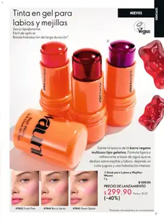 Vista previa de Oriflame campaña 9 2026, nuevo folleto de la tienda, válido en México a partir del 20.06.2026 | Página: 21 | Productos: Agua, Barra, Sobre