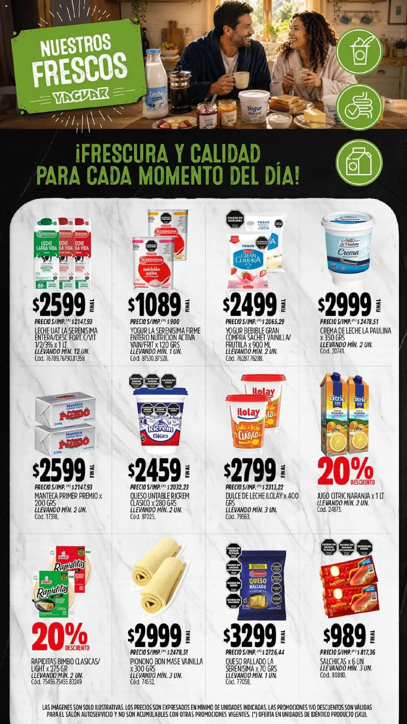 Yaguar - Oferta Semanal Trelew │ válido desde el 07/09/2026 | Página: 10 | Productos: Dulce de leche, Dulce, Leche, Crema