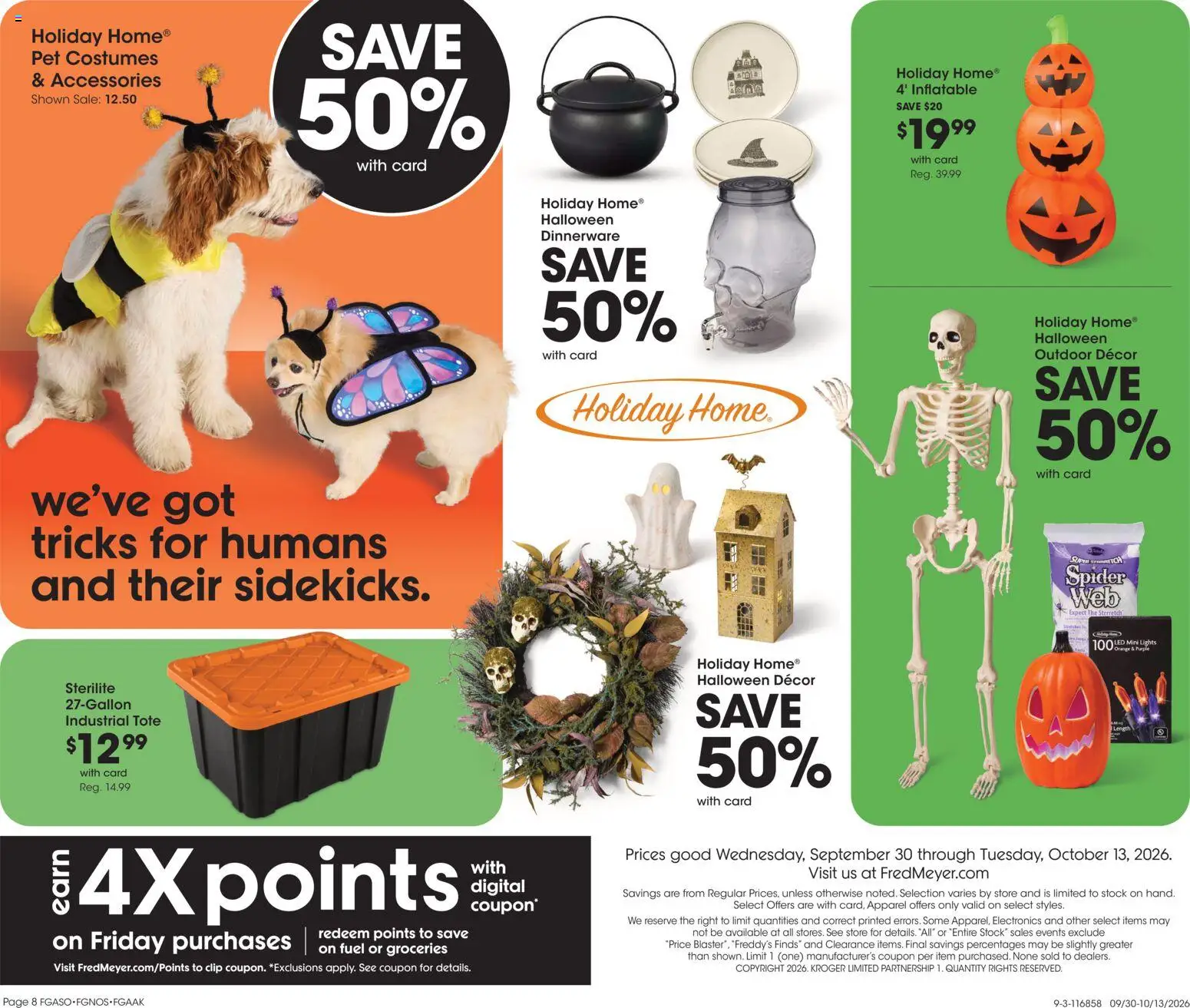 Fred Meyer Home & Apparel - valid from 09/30/2026 | Page: 8 | Products: Clip, Groceries