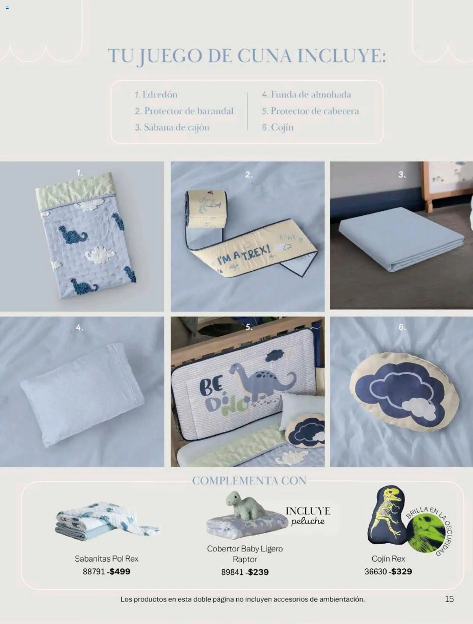 Nuevas ofertas de Vianney válidas en toda la República Mexicana desde el 17/08/2026. ¡Encuentra las mejores ofertas en Vianney catálogo Bebé! | Página: 17 | Productos: Funda, Funda de almohada, Almohada, Cuna
