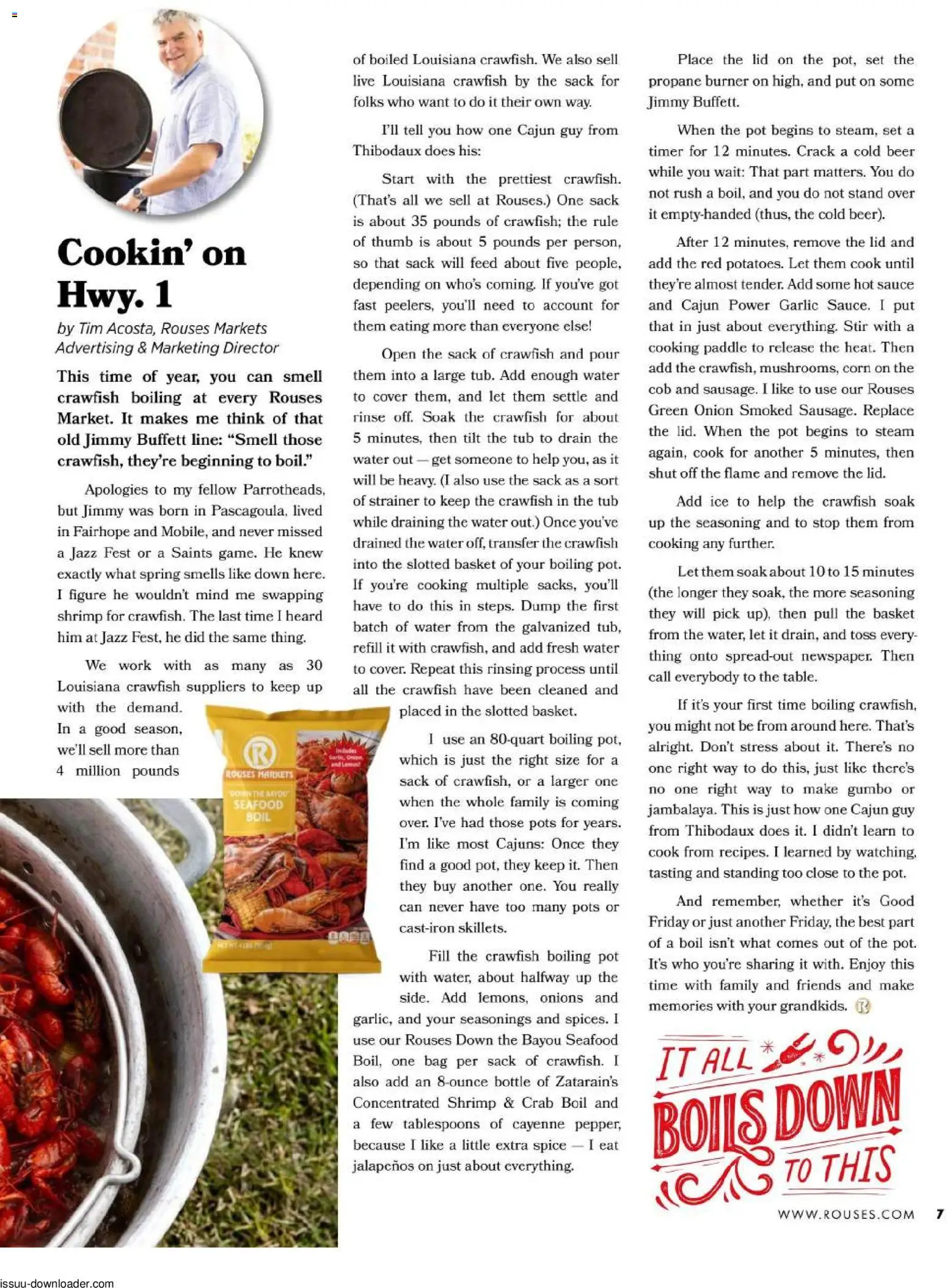 Rouses Magazine Spring 2026 - valid from 06.04.2026 | Page: 9 | Products: Sauce, Seafood, Onion, Bag