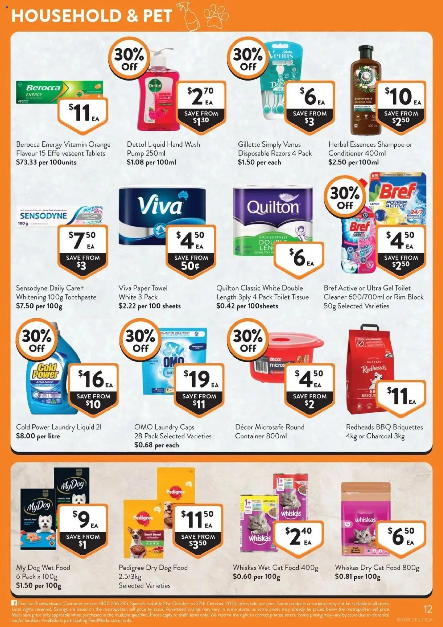 Foodworks catalogue Local QLD - 21/10/2026 > weekly / monthly specials | Page: 12