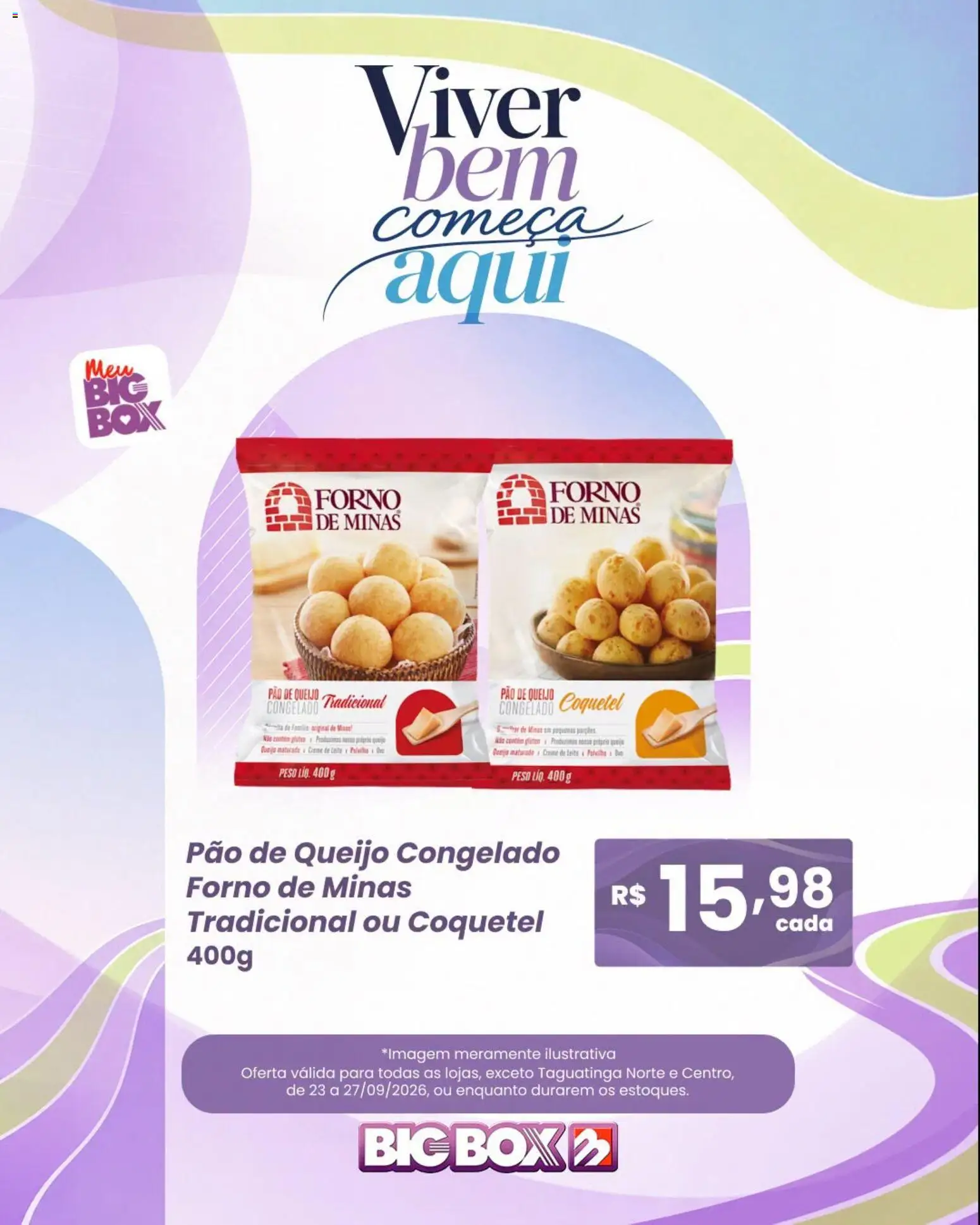 Big Box Folheto - válido de 23/09/2026 | Página: 4 | Produtos: Forno, Leite, Creme de leite, Pão de queijo