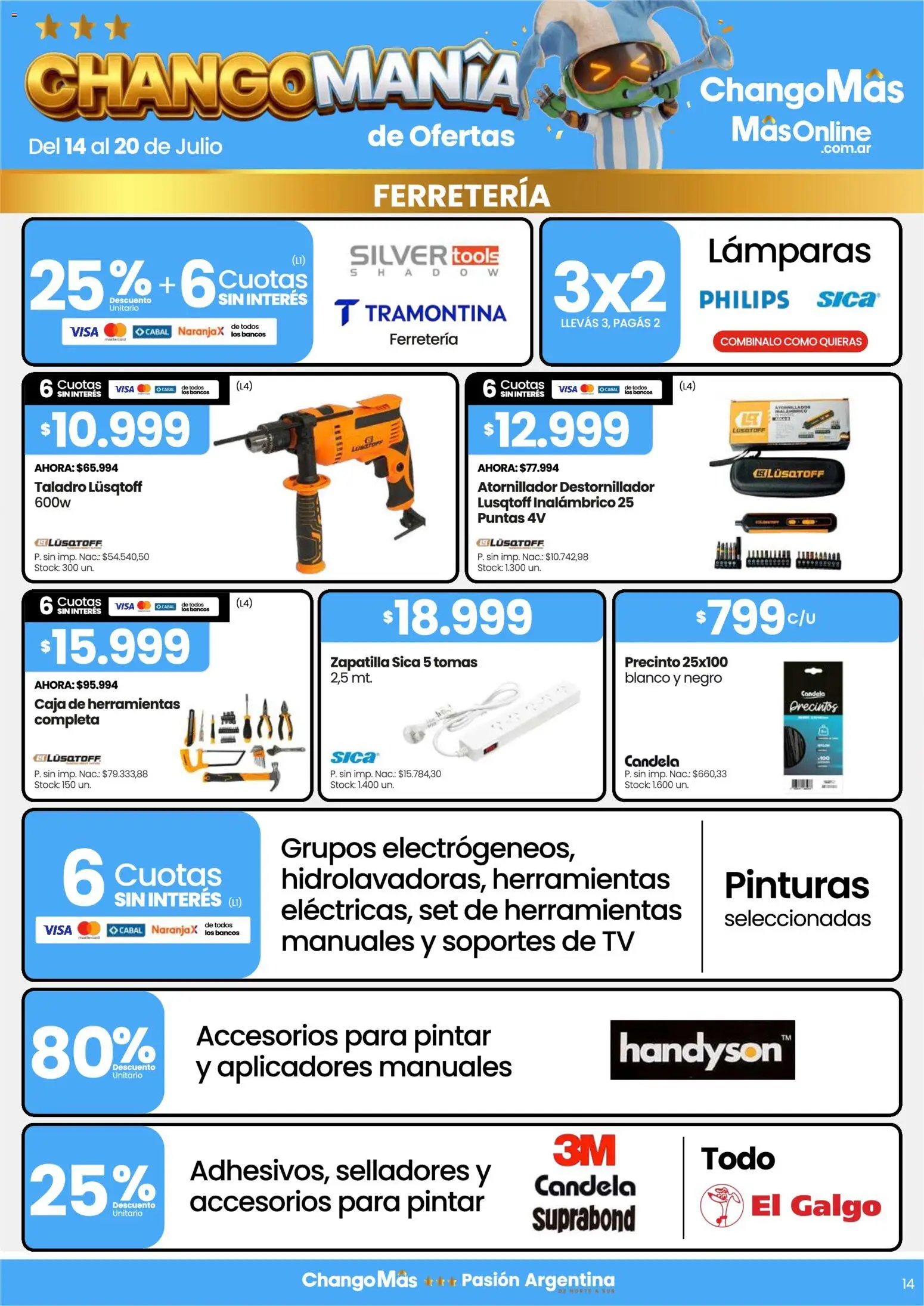 Changomas ofertas │ válido desde el 14/07/2026 | Página: 14