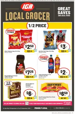 Preview of IGA catalogue Kambah - valid from 16/09/2026