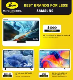 Preview of Leon's - BBFL eletronics from shop Leon's valid from Sep 3, 2026