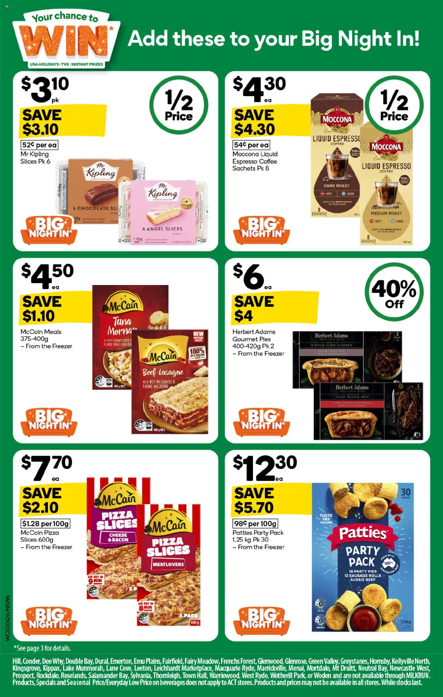 Woolworths catalogue - valid from 03.06.2026 | Page: 6 | Products: Cheese, Beef, Sausage, Moccona