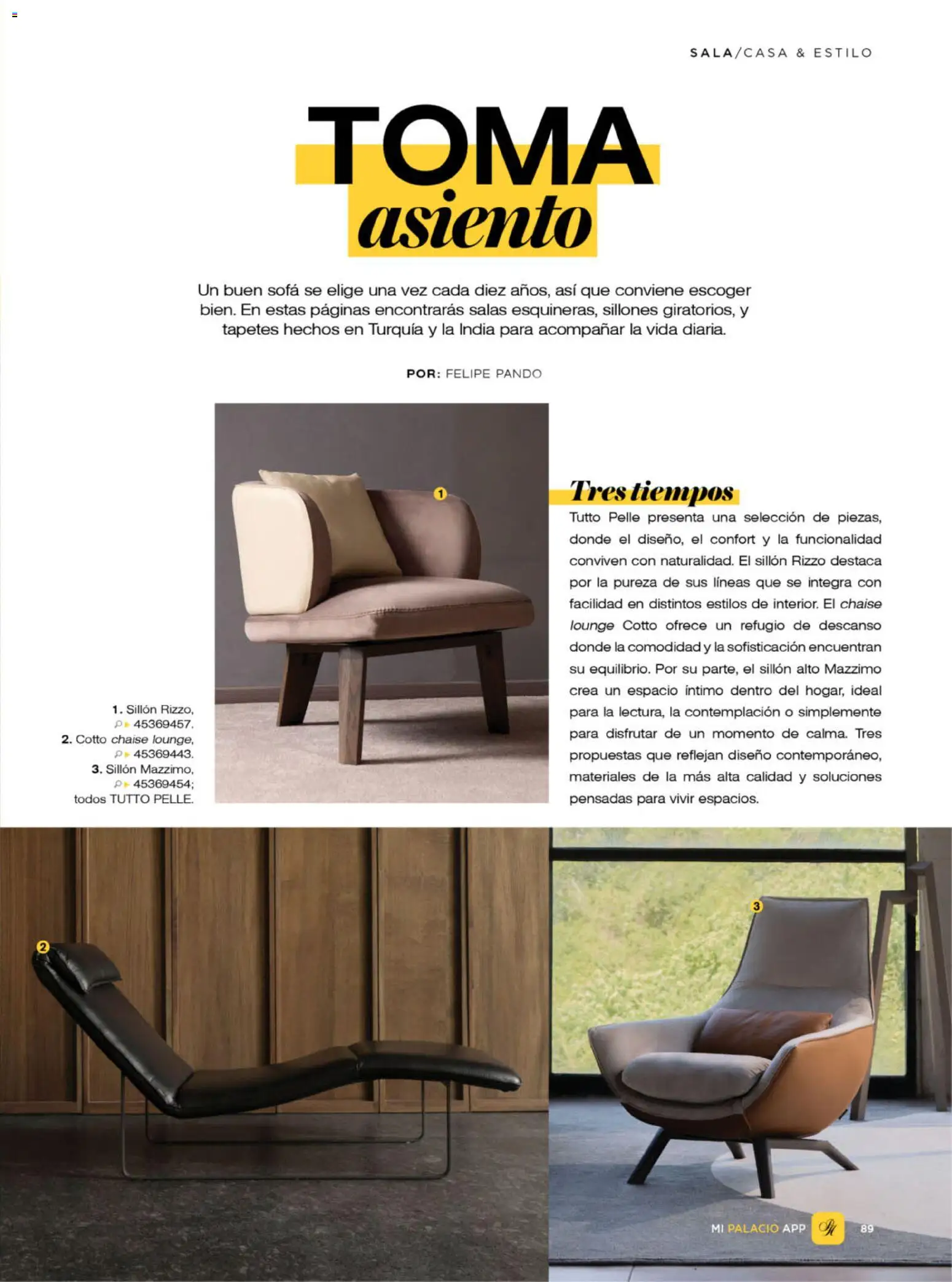 Nuevas ofertas de Palacio De Hierro válidas en toda la República Mexicana desde el 01/09/2026. ¡Encuentra las mejores ofertas en Palacio De Hierro catálogo La Gaceta! | Página: 93 | Productos: Sofá, Sillón